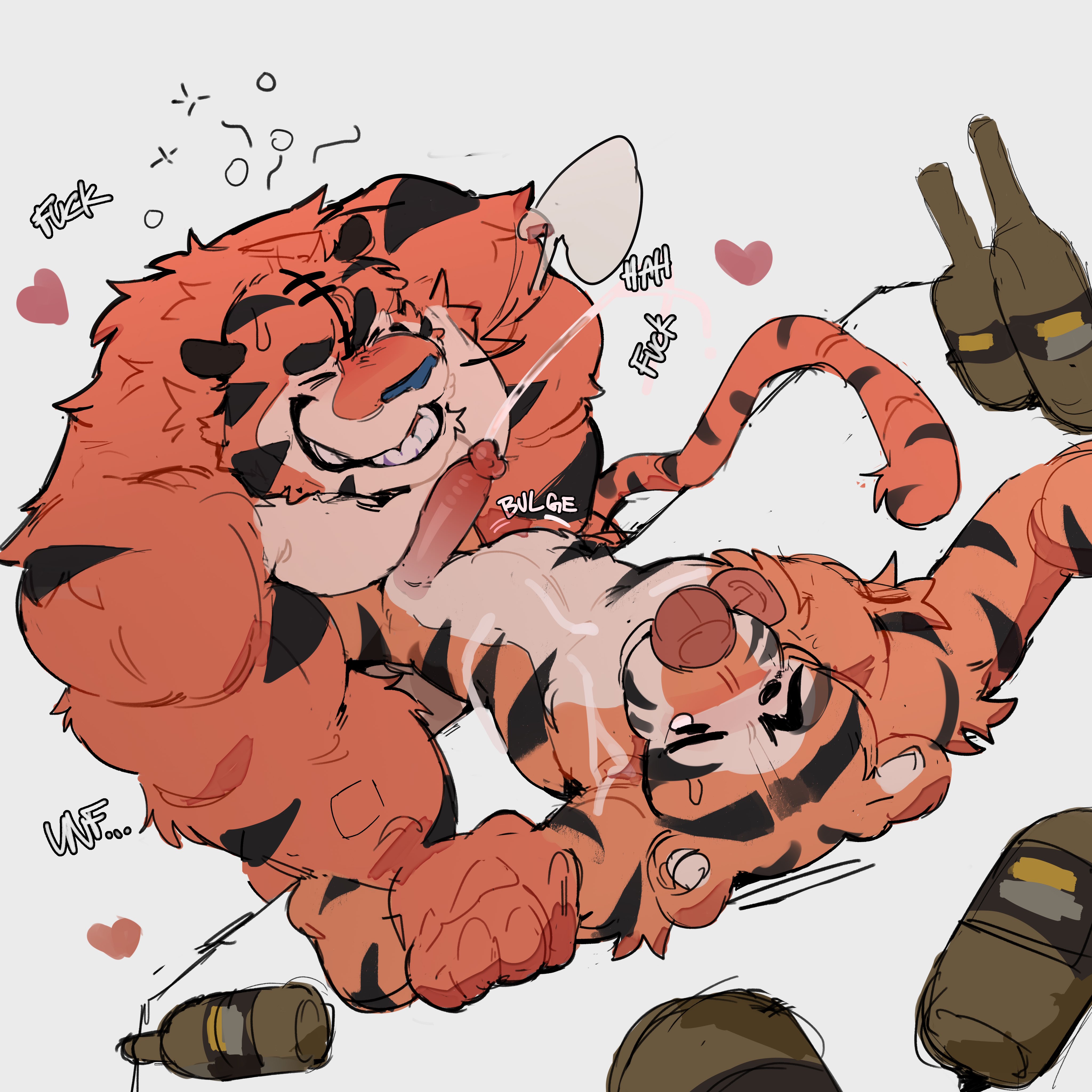 Frosted_Flakes Kellogg's Tigger Tony_the_Tiger Winnie_the_Pooh akachionmain crossover mascots