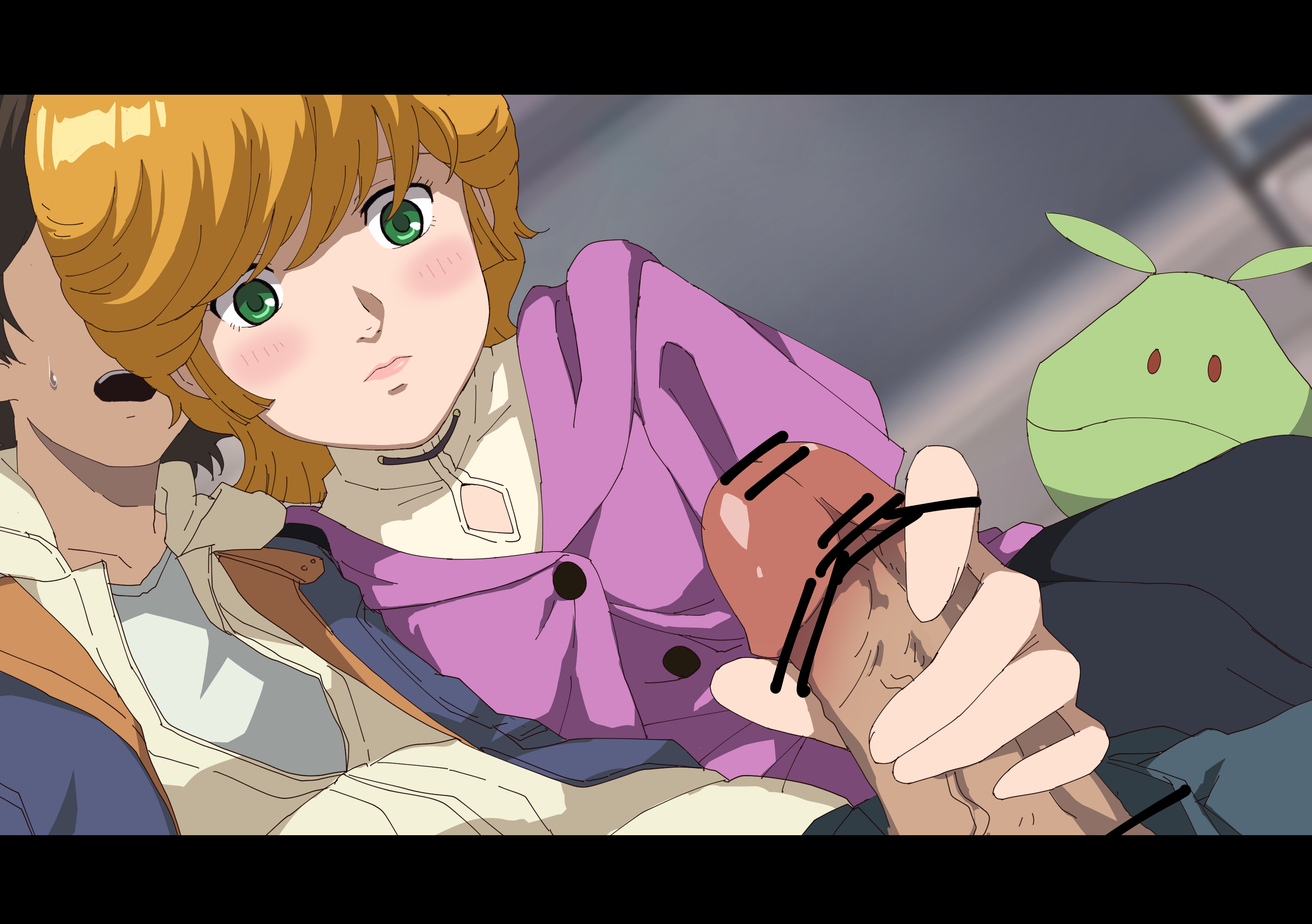 Audrey_Burne Banagher_Links Gundam Gundam_Unicorn Haro