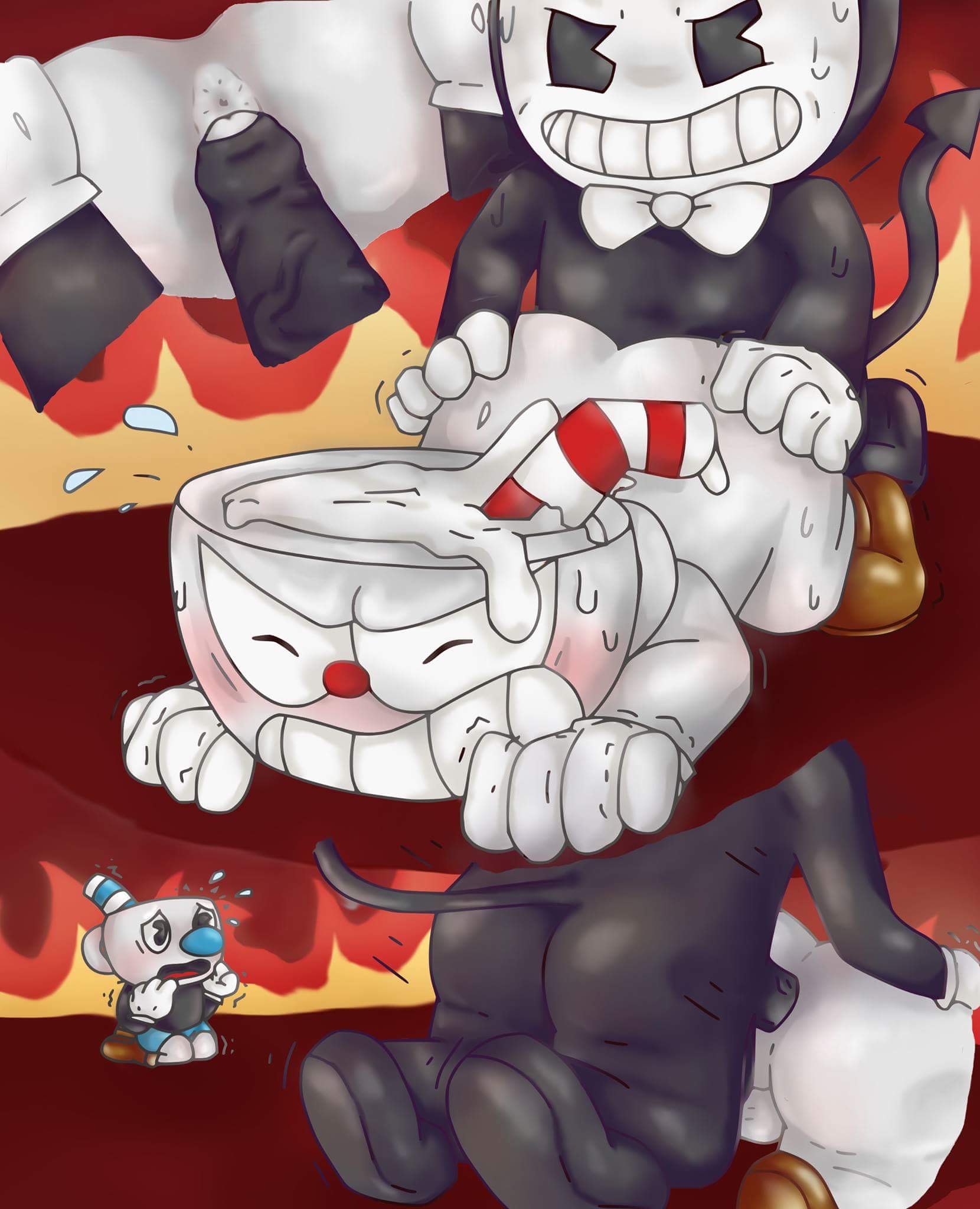 Post 2777918: Bendy Bendy_and_the_Ink_Machine Cuphead_(series) Mugman