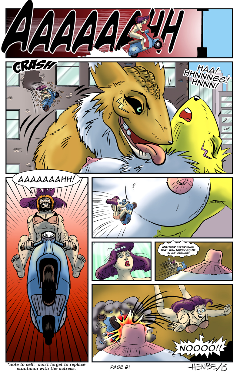 Digimon Henbe Renamon comic