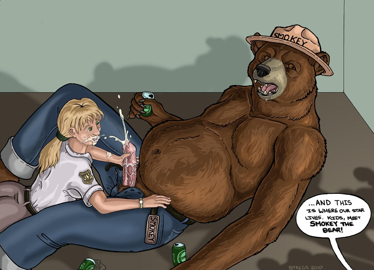 Naked gay furry smokey the bear