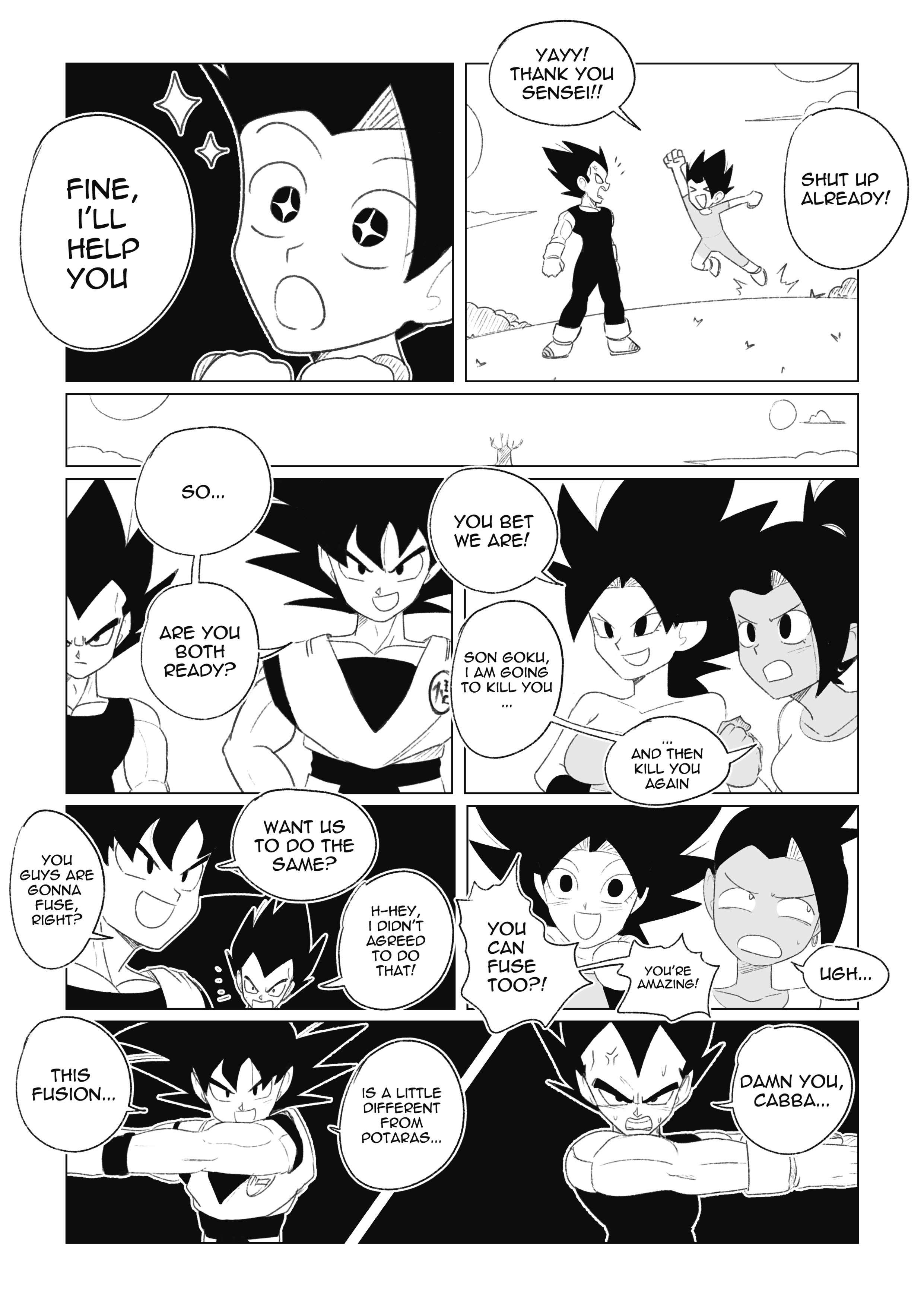 Post 6297968 Cabba Caulifla Comic Dragonballseries Kale Navietta Songoku Vegeta 