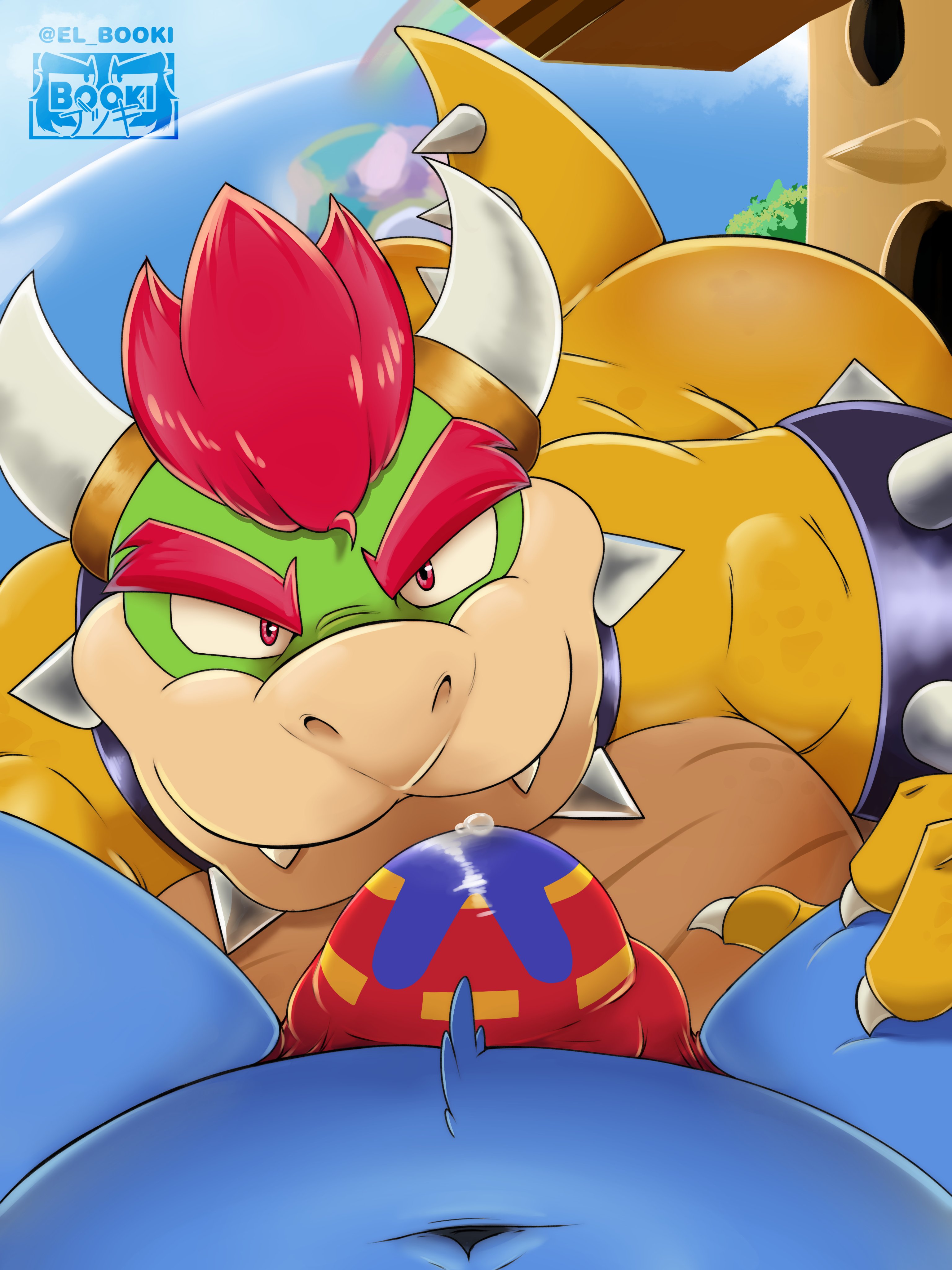 Bowser King_Dedede Kirby_(series) Koopa Super_Mario_Bros. Super_Smash_Bros. Whispy_Woods crossover el_booki