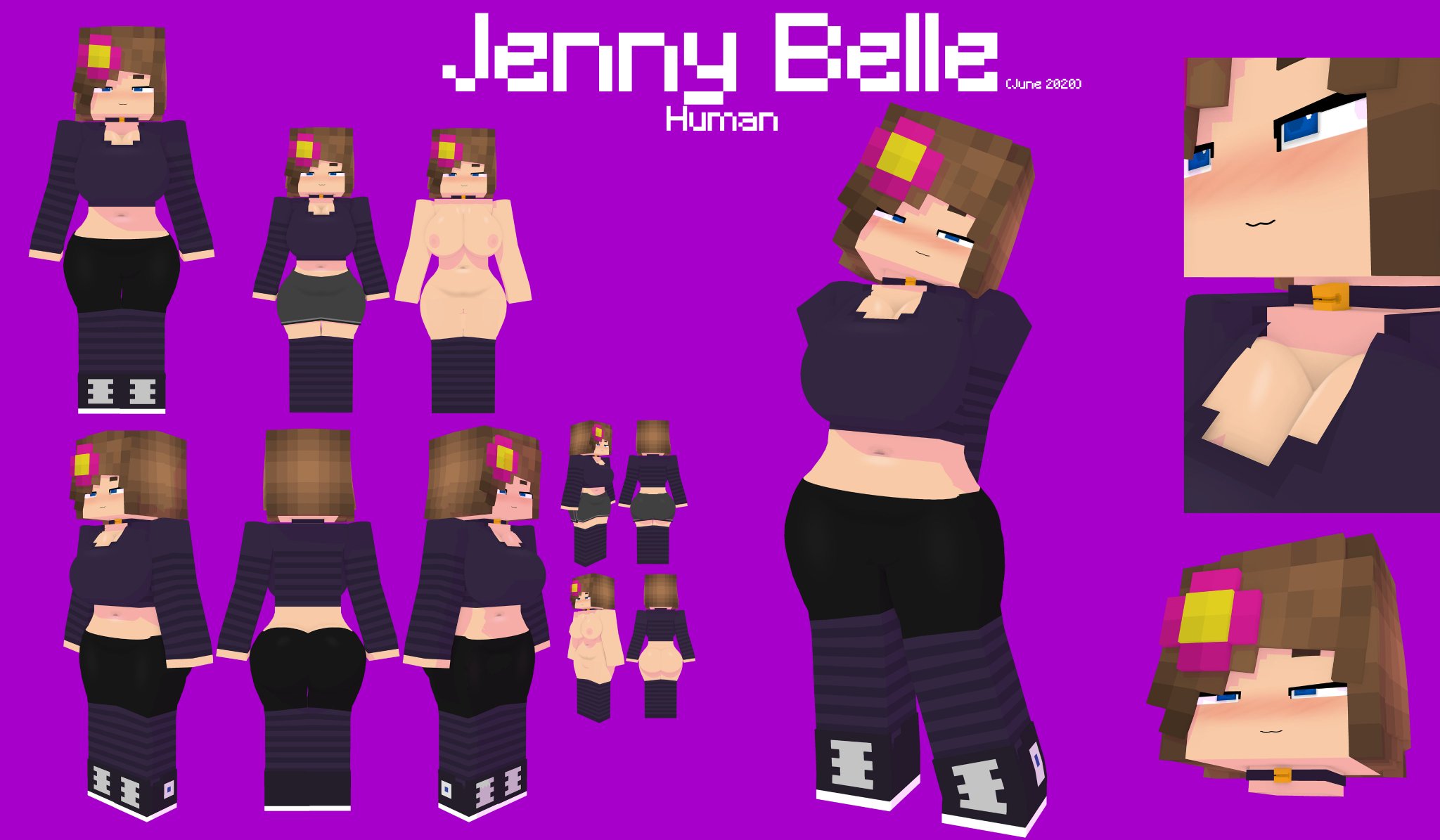 Post 3839355: Jenny_Belle Mine-imator Minecraft SlipperyT