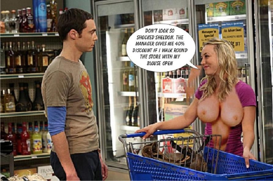 Jim_Parsons Kaley_Cuoco Penny Sheldon_Cooper The_Big_Bang_Theory fakes