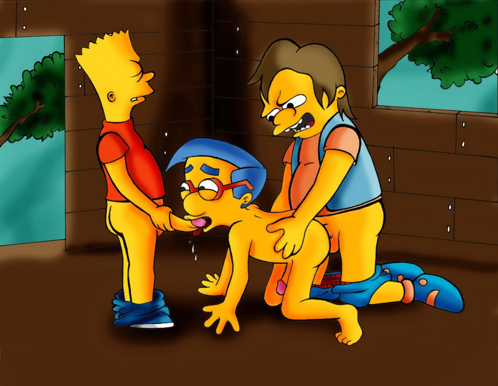 Post 1512494 Bartsimpson Milhousevanhouten Nelsonmuntz Tagme Thesimpsons