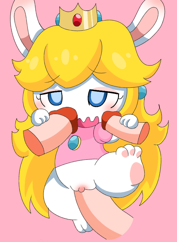 Mario_+_Rabbids_Kingdom_Battle Rabbid Rabbid_Peach Raving_Rabbids Super_Mario_Bros. Usagichan2000 crossover