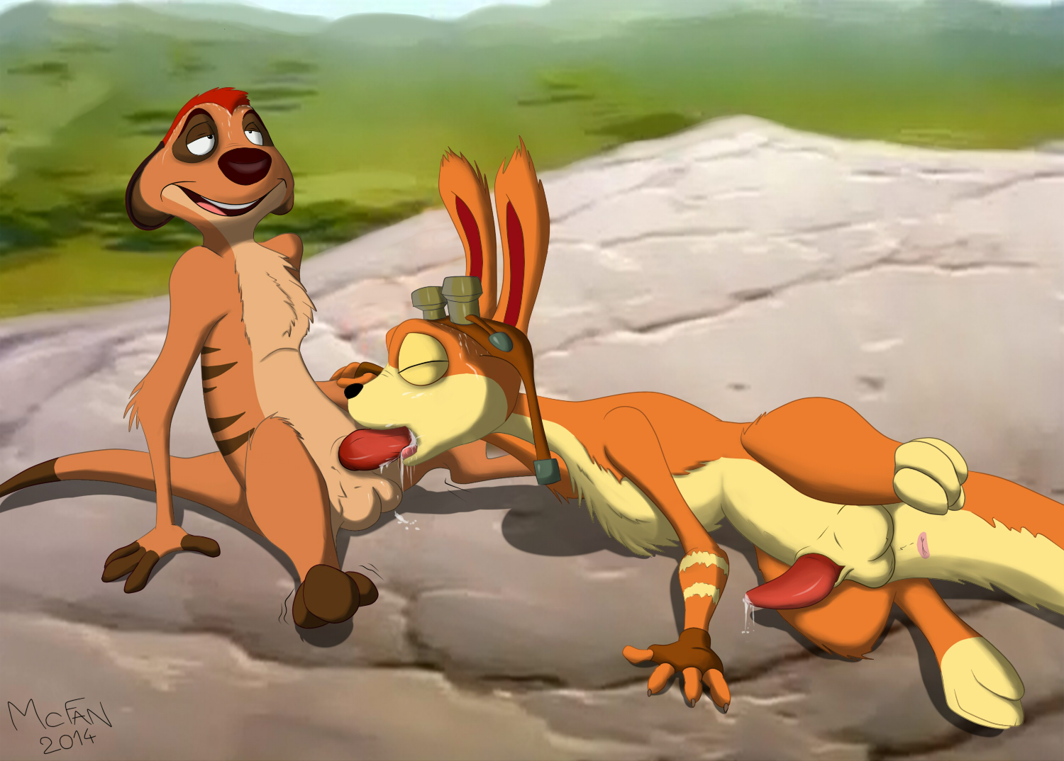 Post 1506196 Crossover Daxter Jak And Daxter Mcfan Ottsel The Lion King Timon