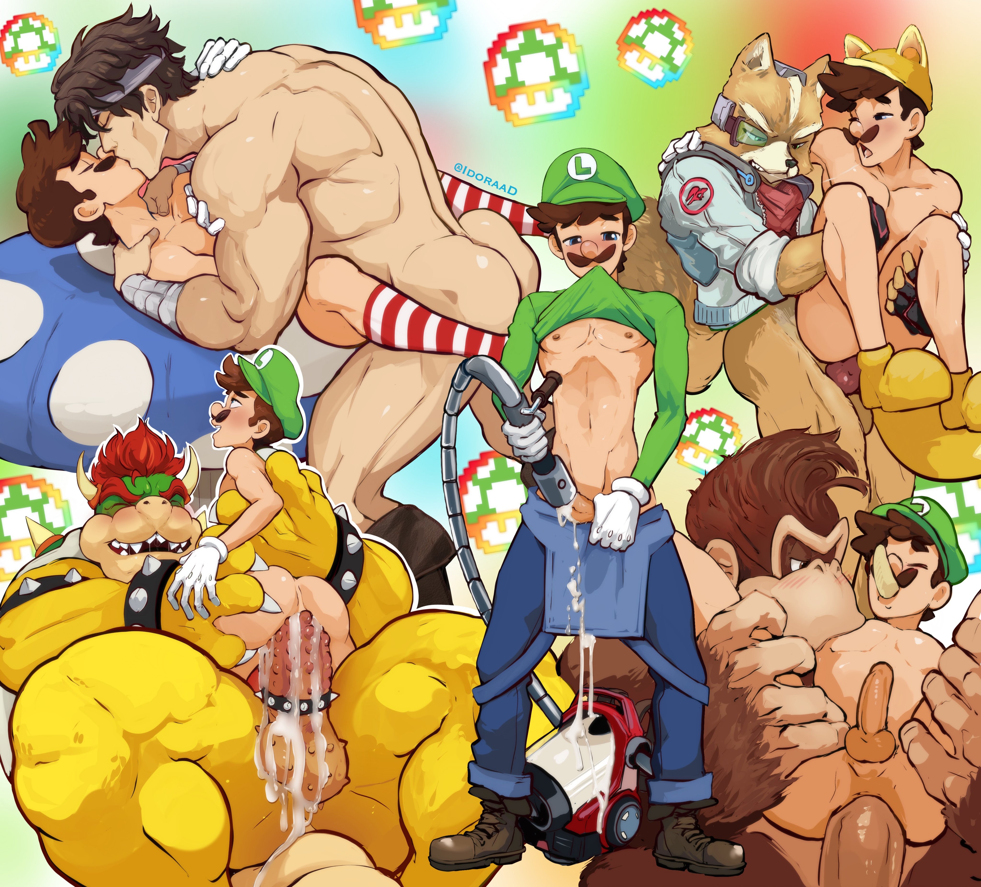Bowser x luigi nsfw