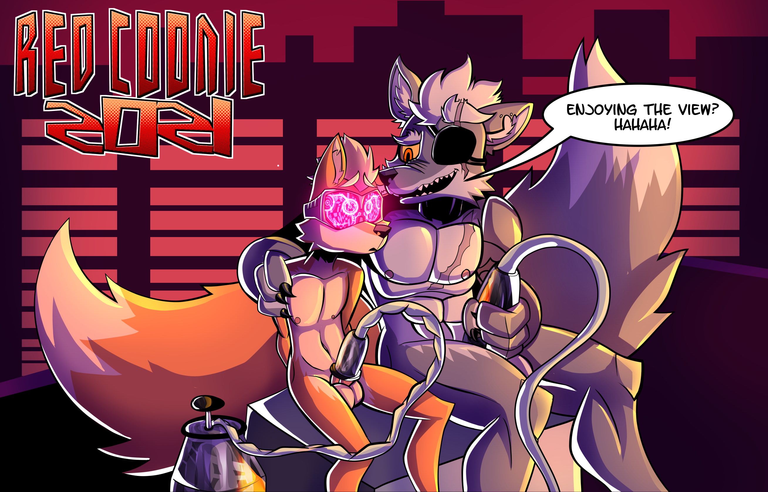 Fox_McCloud RedCoonie Star_Fox Wolf_O'Donnell