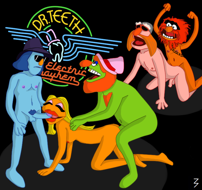 Animal_(muppets) Dr._Teeth Floyd_Pepper Janice Kirapac Muppet_Show Muppets The_Electric_Mayhem Zoot