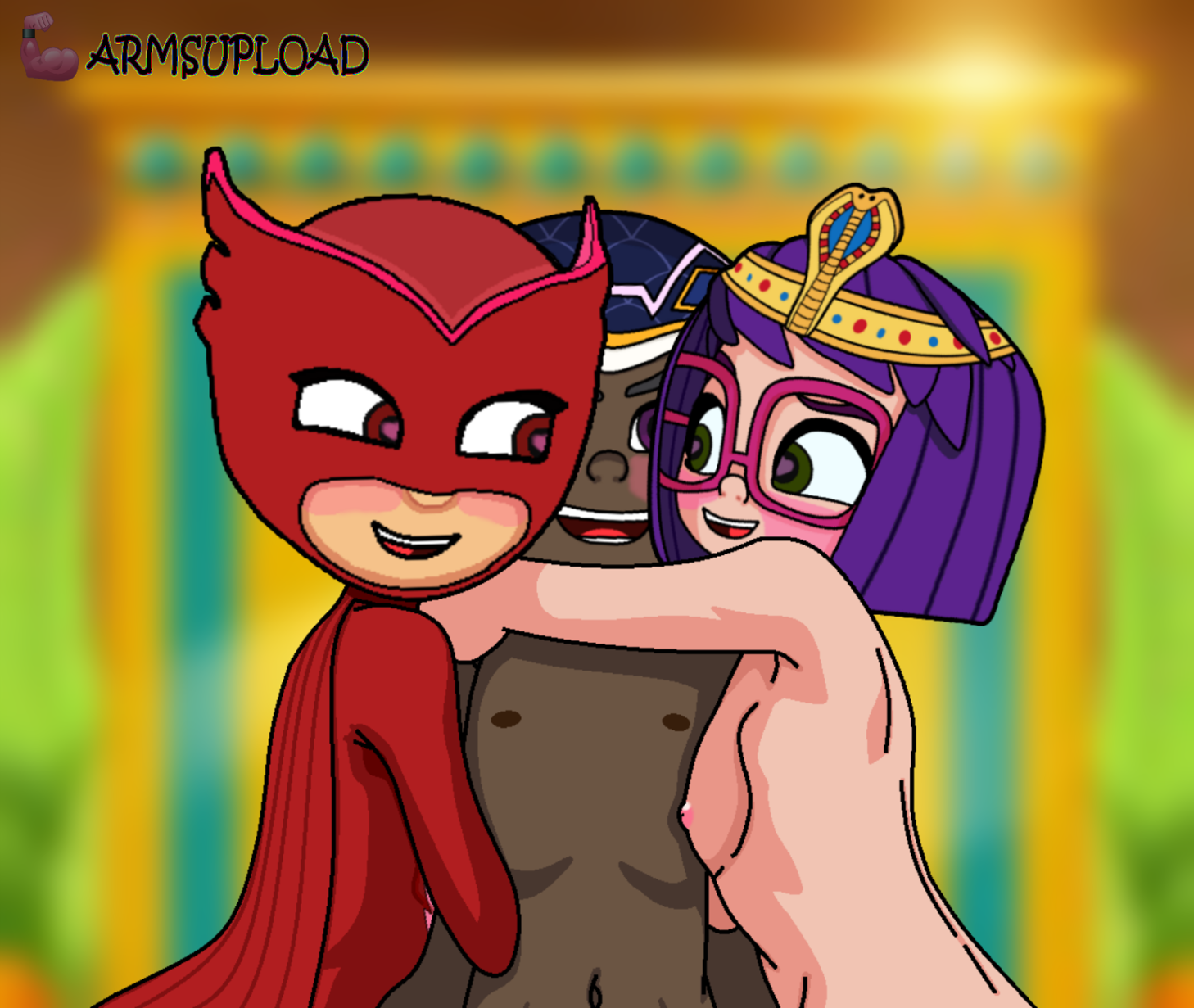 Post 5531307 Abbyhatcher Abbyhatcherseries Armsupload Crossover Owlette Pharaohboy Pjmasks 0894