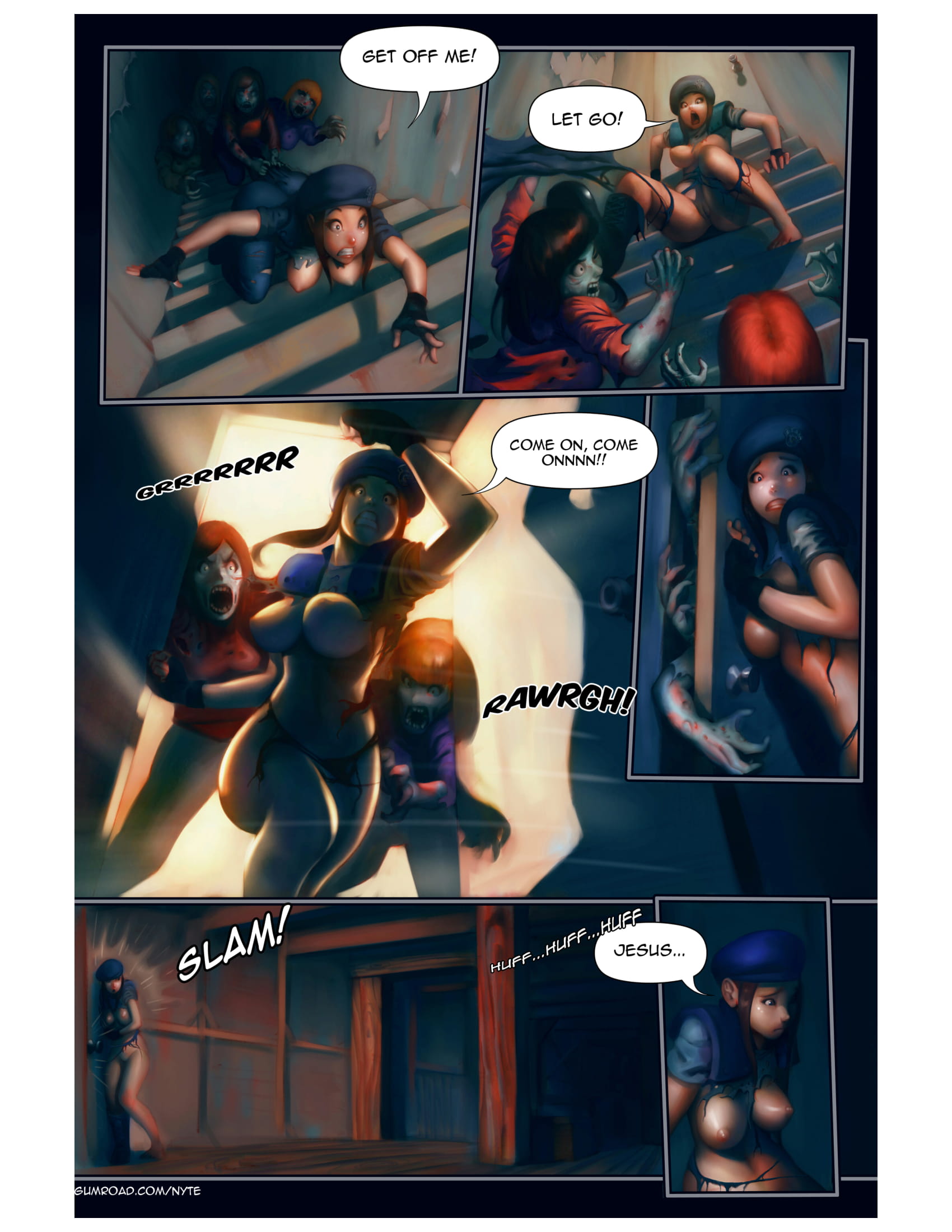 Post 2967005 Chirpyartist Comic Forevernyte Jillvalentine Residentevil Yawn Zombie 9328