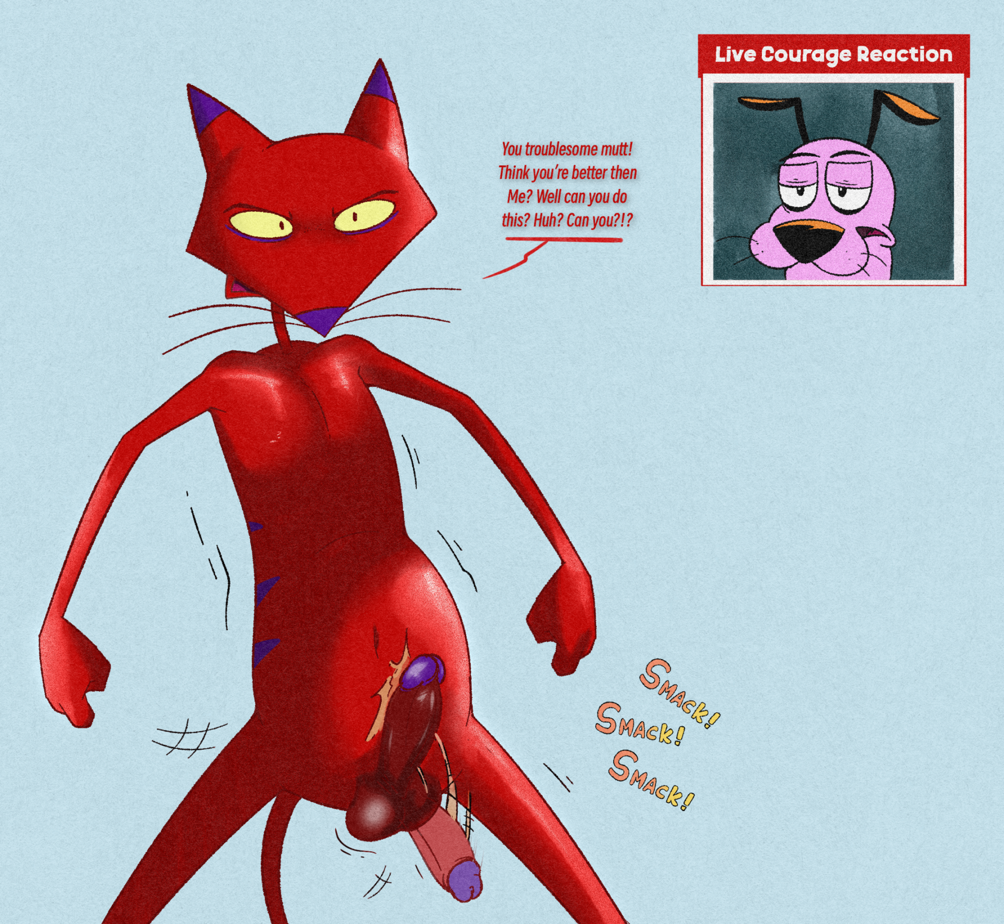 Courage Courage_the_Cowardly_Dog Illegaleel Katz