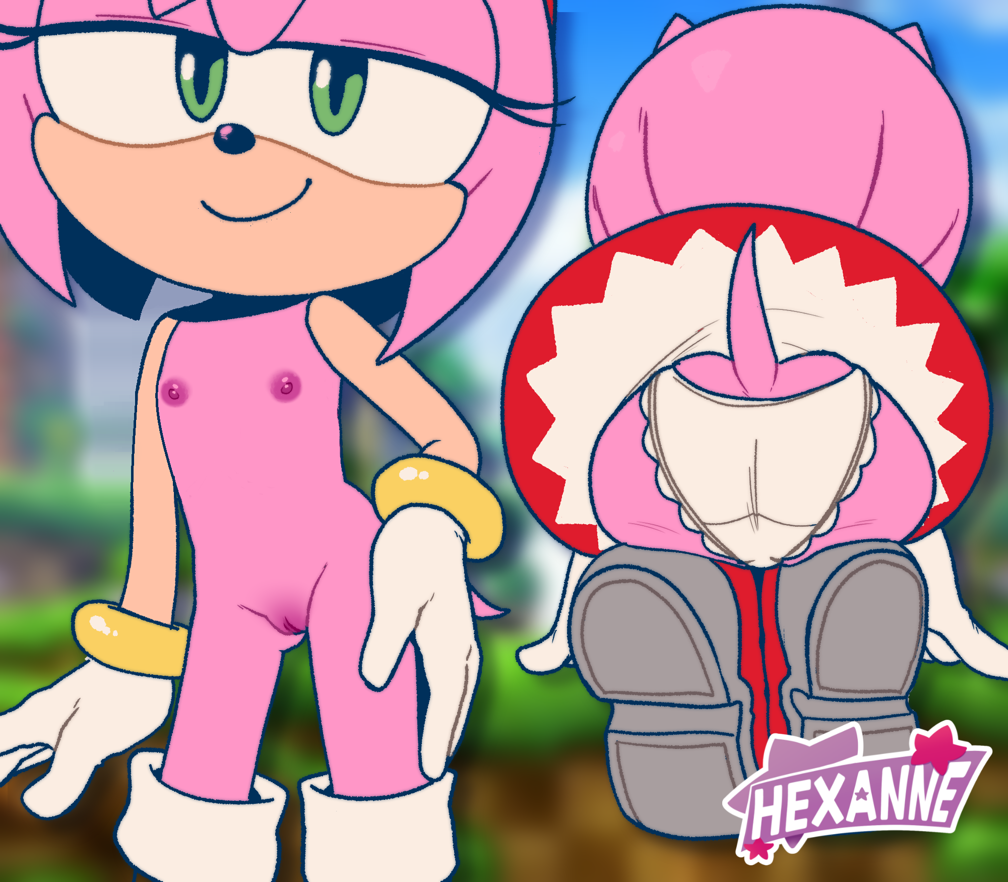 Amy_Rose HexAnne Sonic_the_Hedgehog_(series) edit