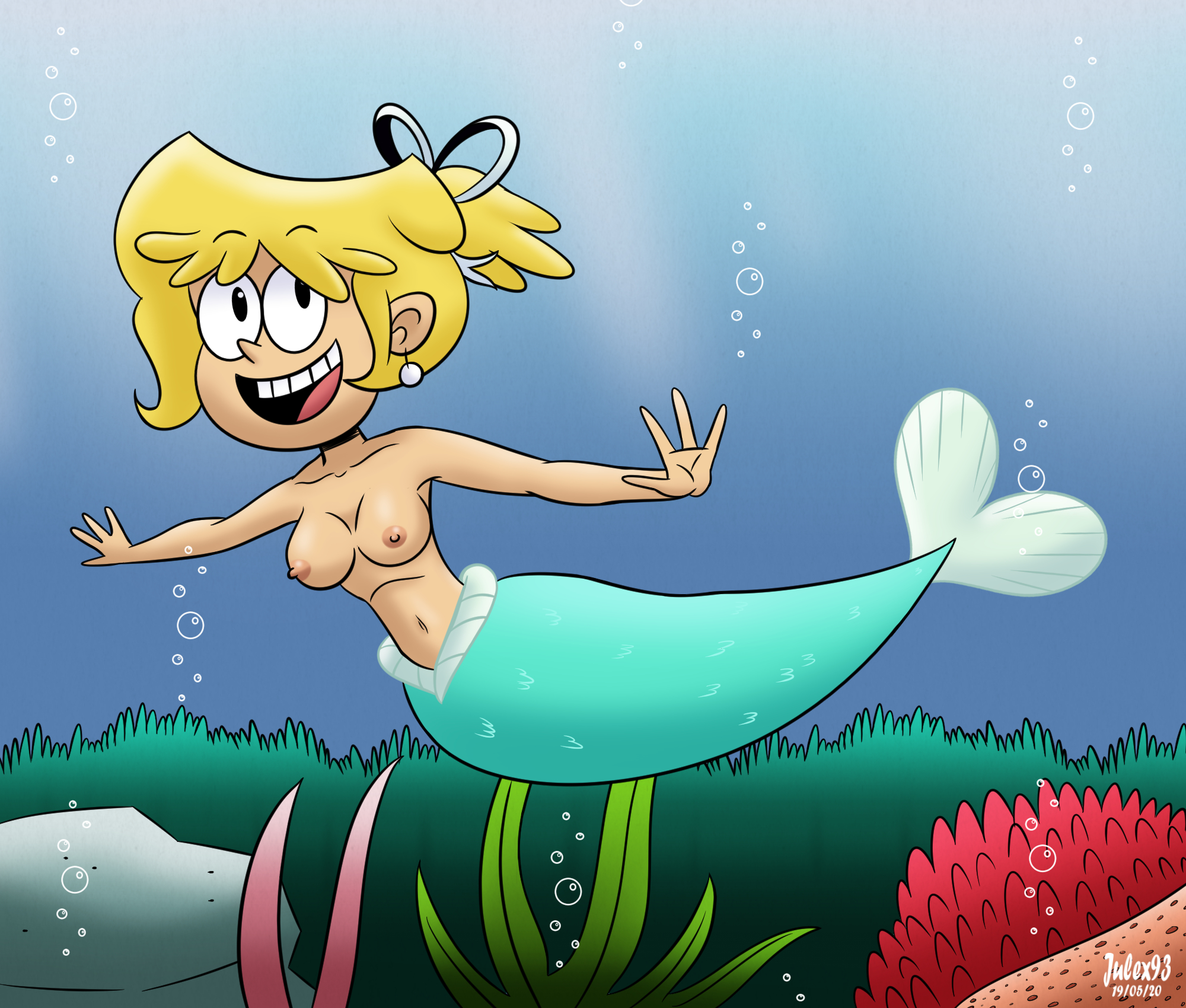 Post 4080763: Julex93 Lori_Loud Mermaid The_Loud_House