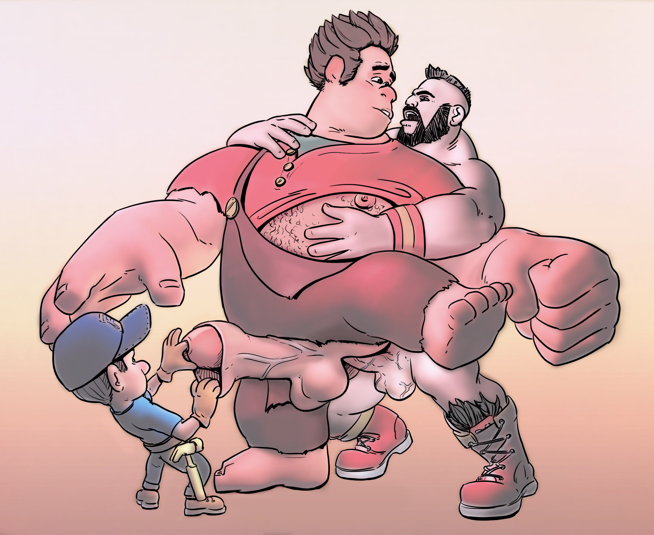 Post 1032303: Fix-It_Felix Street_Fighter Wreck-It_Ralph  Wreck-It_Ralph_(character) Zangief