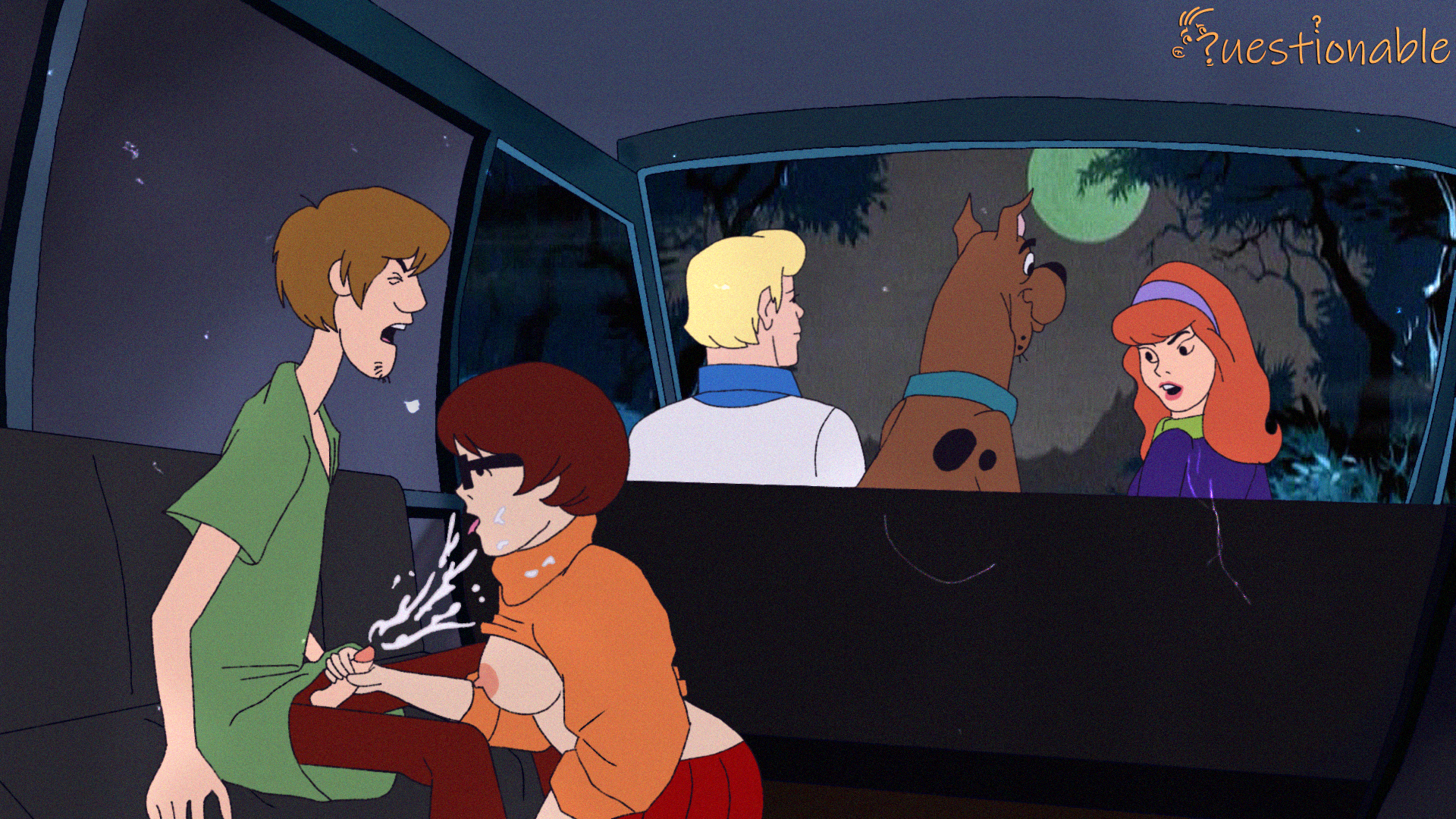 Daphne_Blake Fred_Jones Scooby-Doo Scooby-Doo_(series) Shaggy_Rogers Velma_Dinkley questionable