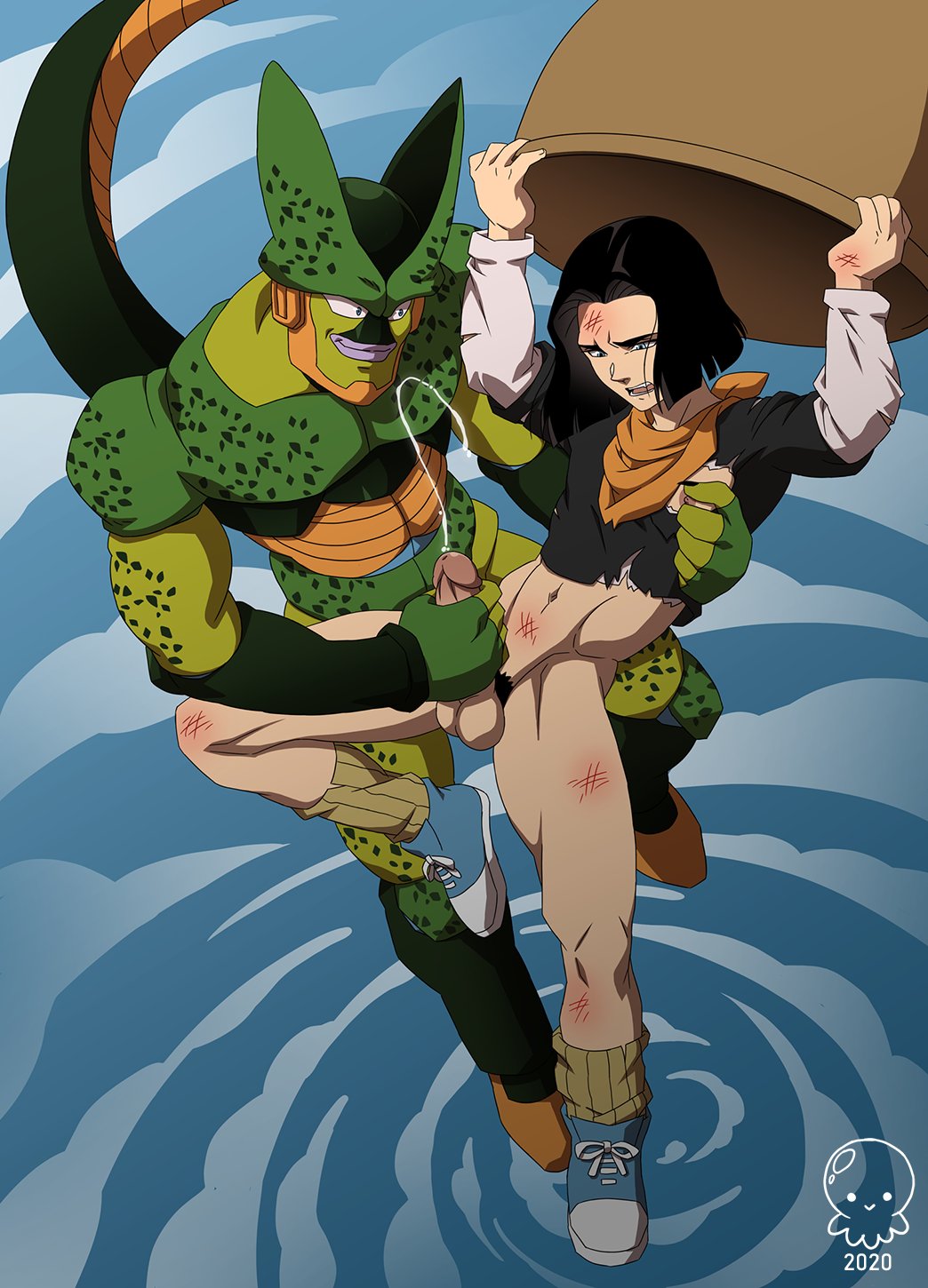 Android_17 Cell Dragon_Ball_(series) tentaclicious