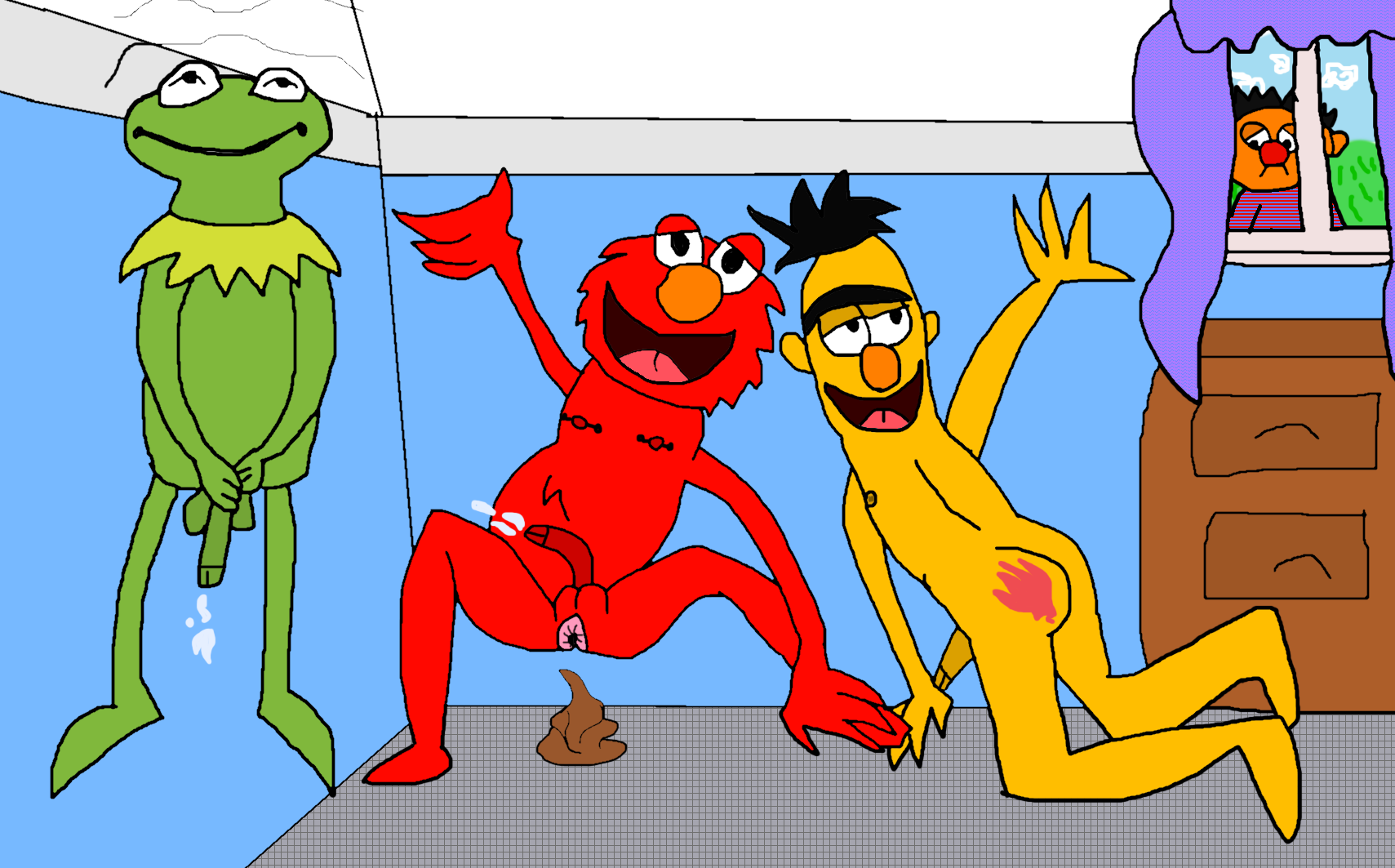 Elmo Sex Porn - Post 2221396: Bert Elmo Ernie Kermit_the_Frog Muppets Sesame_Street