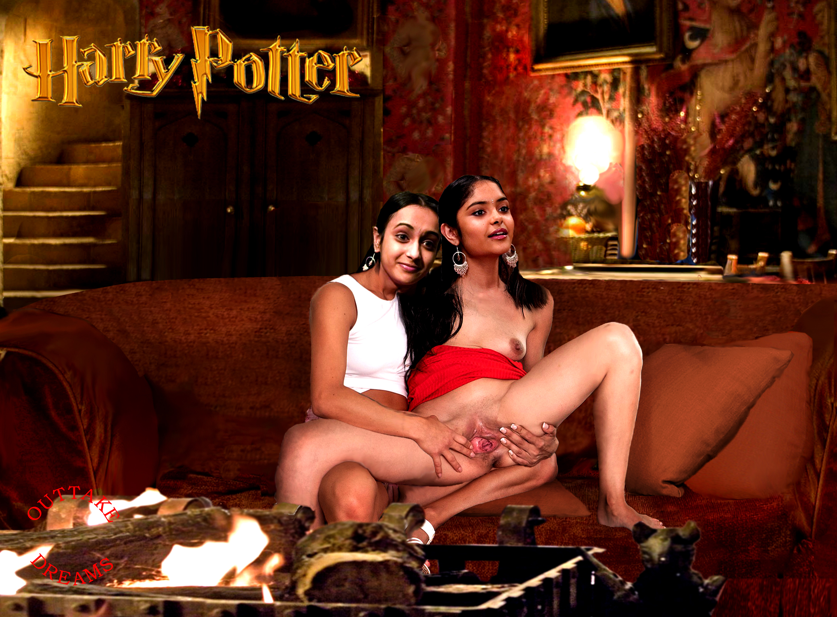 Post 5796797: fakes Harry_Potter Katie_Leung Outtake_Dreams Padma_Patil  Parvati_Patil Shefali_Chowdhury