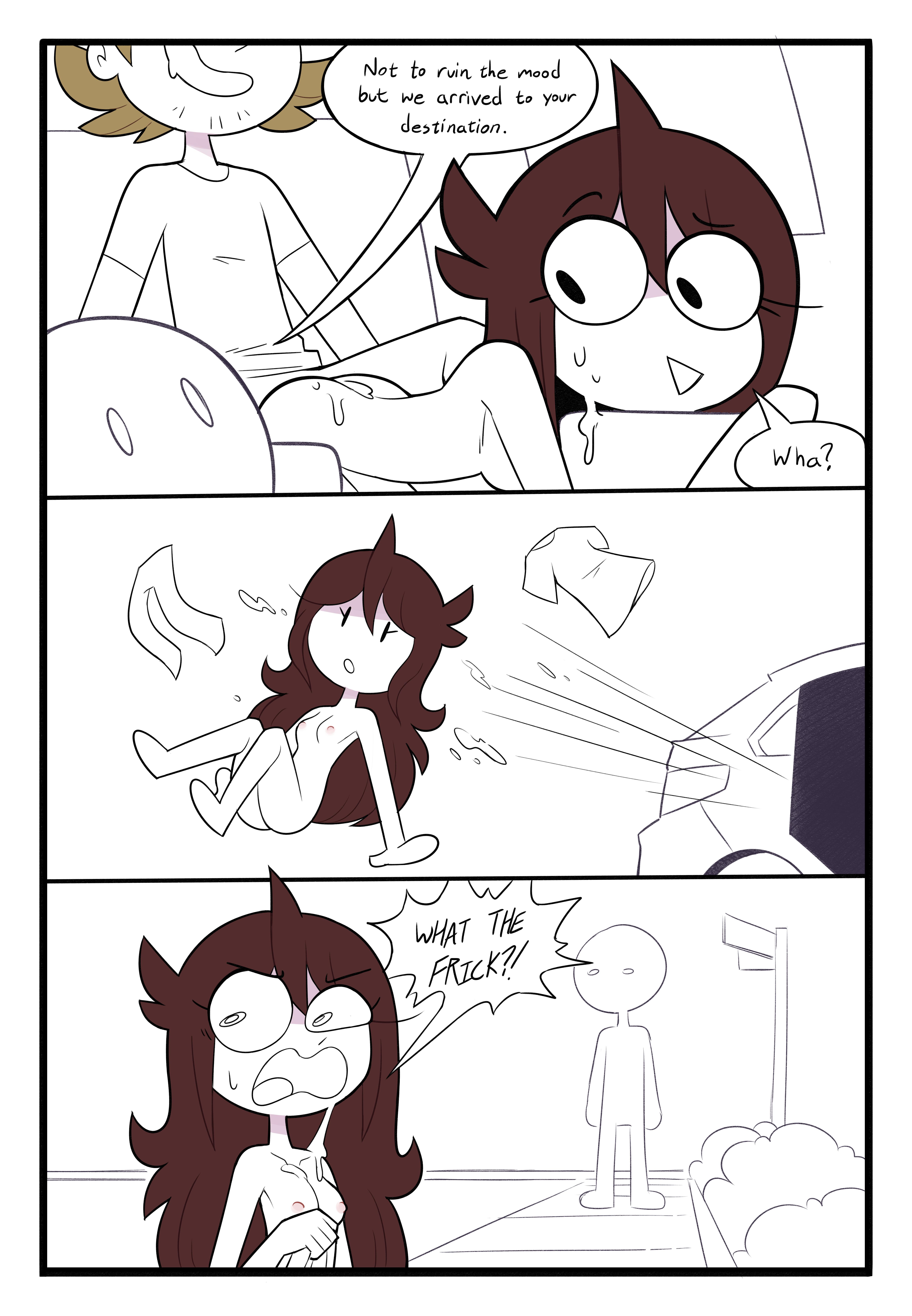 My uber ride - jaiden porn comic