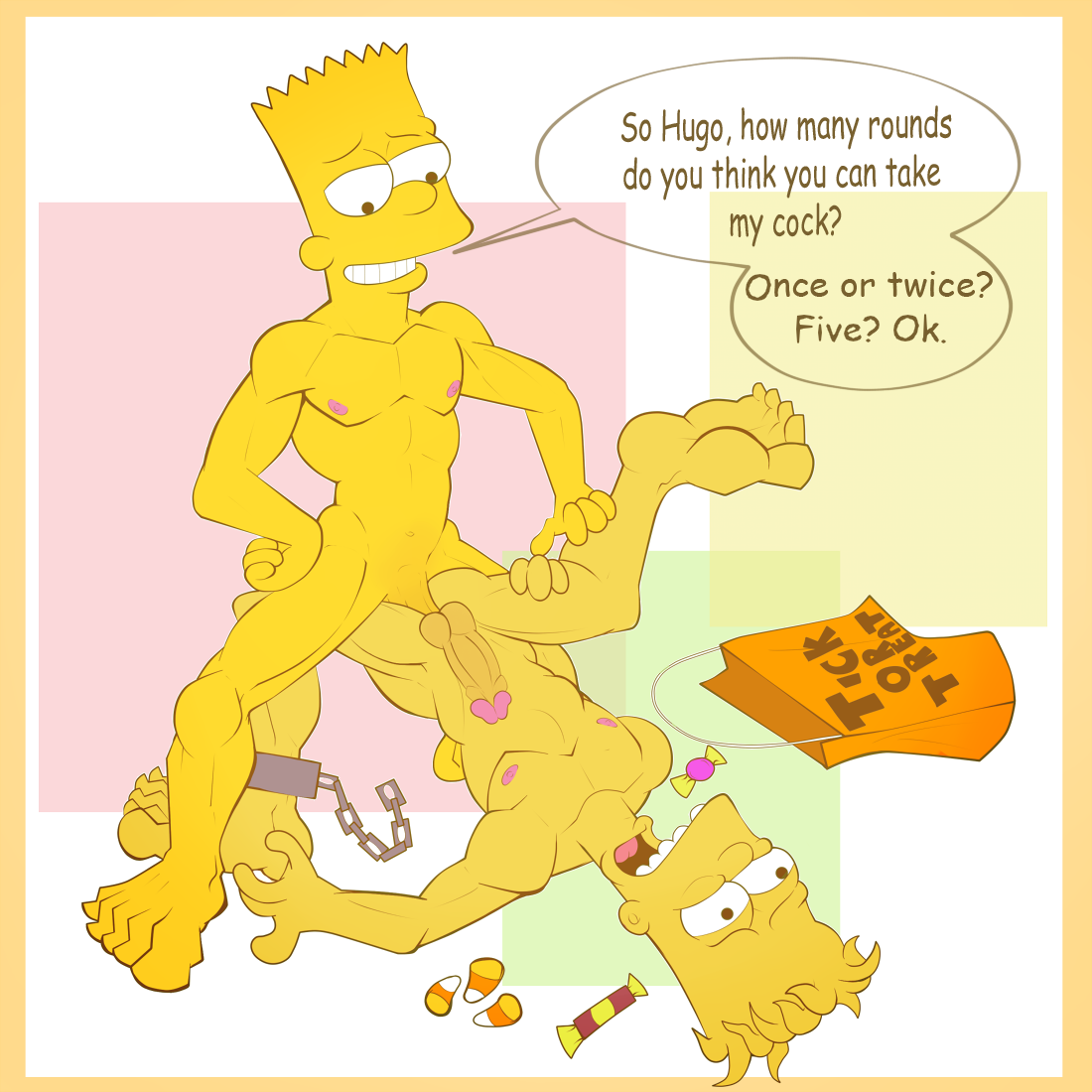 Post 1270048: Bart_Simpson Halloween Hugo_Simpson The_Simpsons