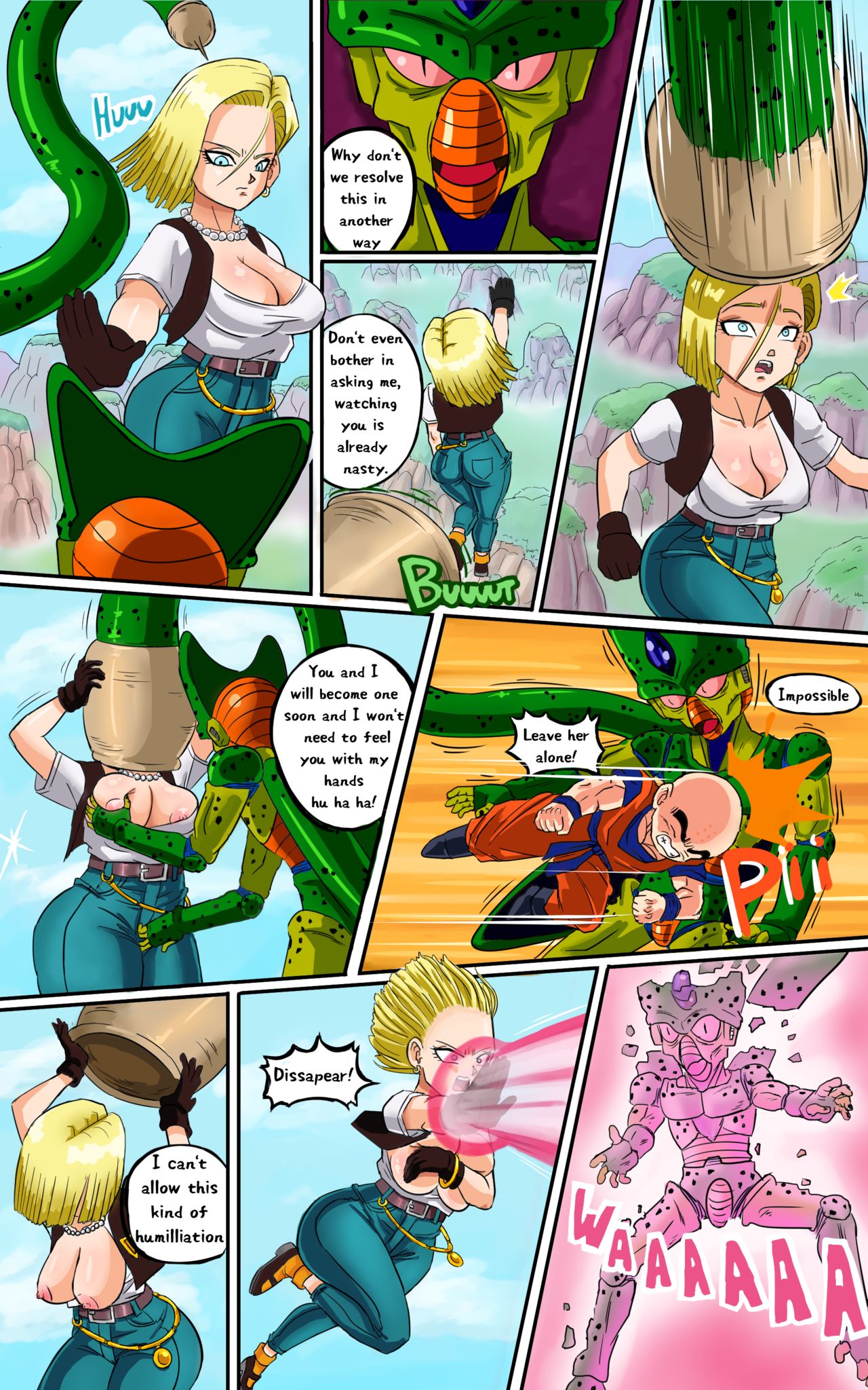 Android_18 Dragon_Ball_(series) PinkPawg comic