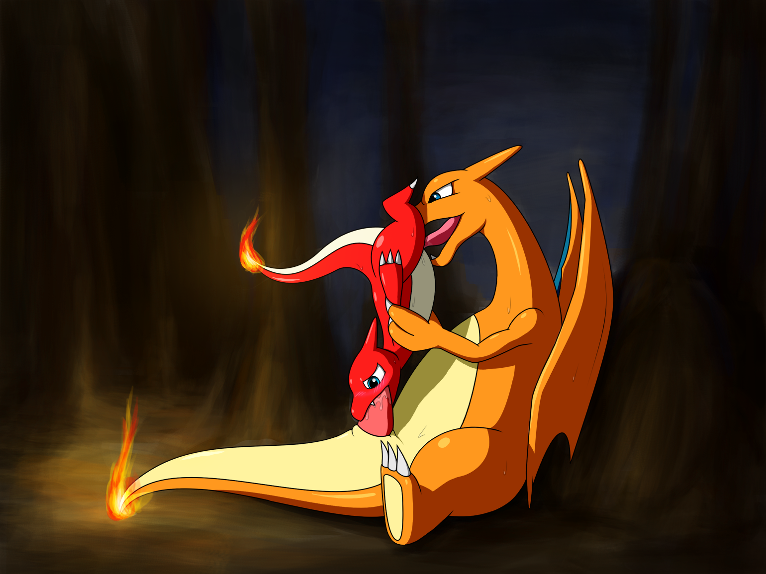 Charizard Charmeleon Porkyman dancingchar