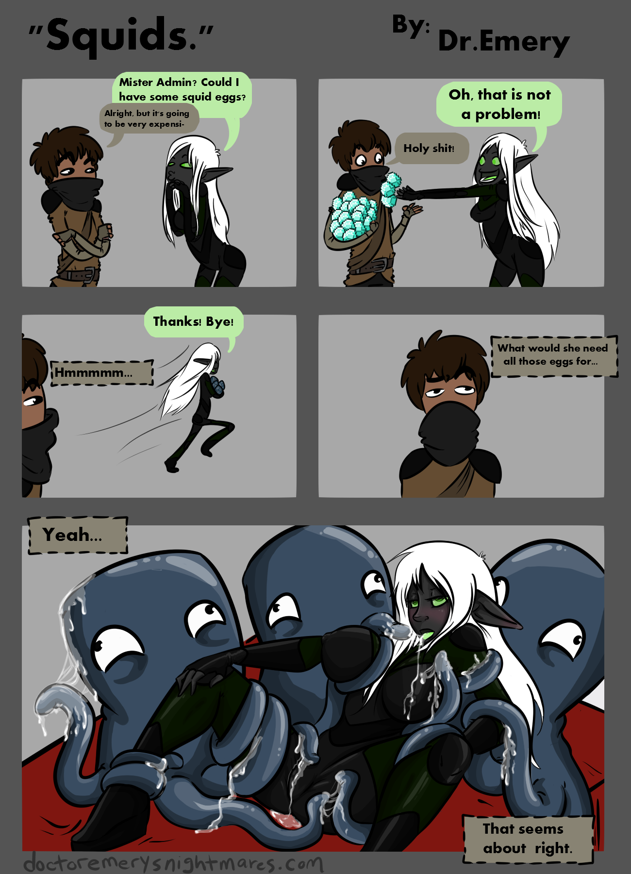 Post 875384: comic Minecraft squid