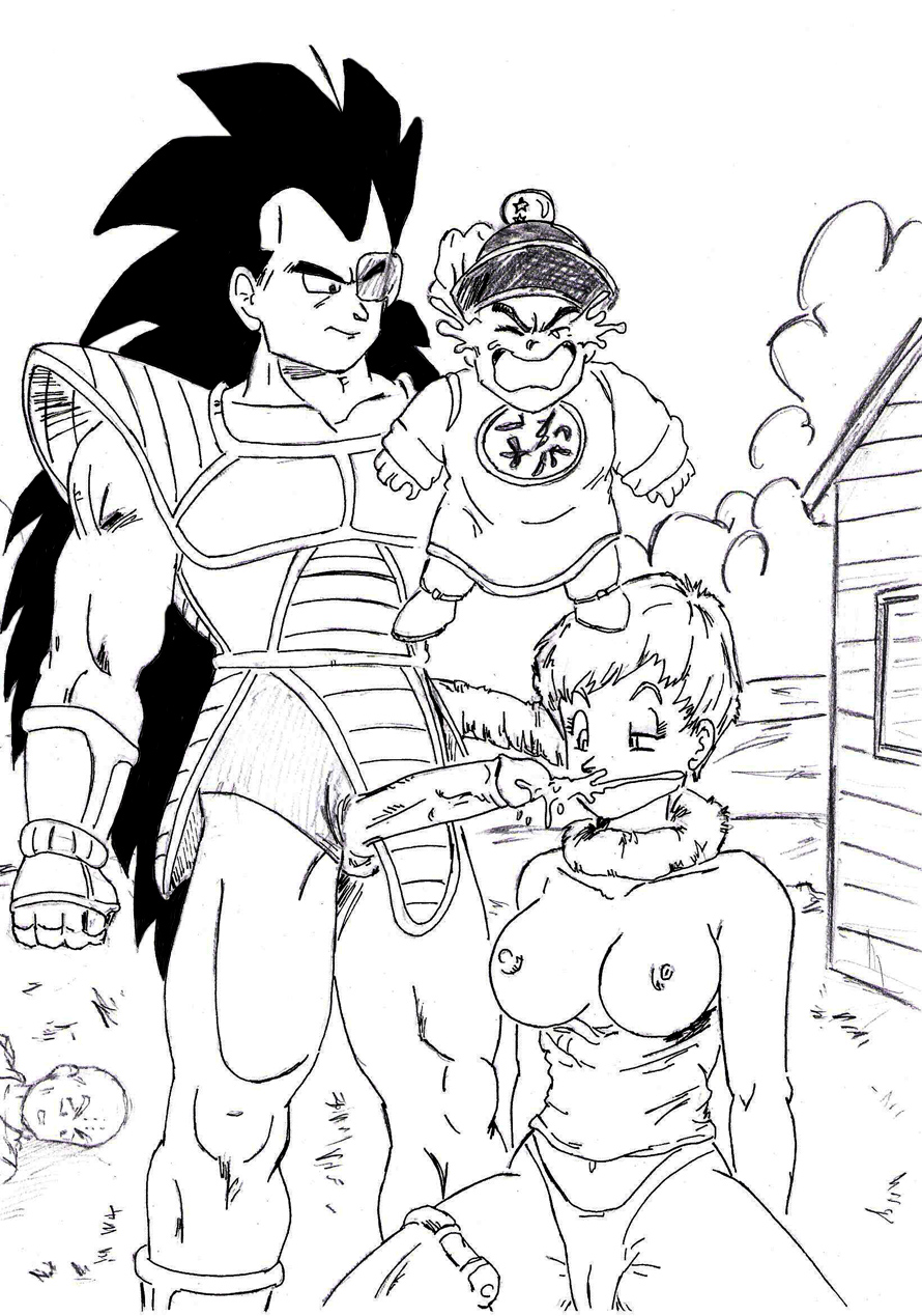 Post 165013: Bulma_Briefs Dragon_Ball_(series) Krillin Raditz Son_Gohan