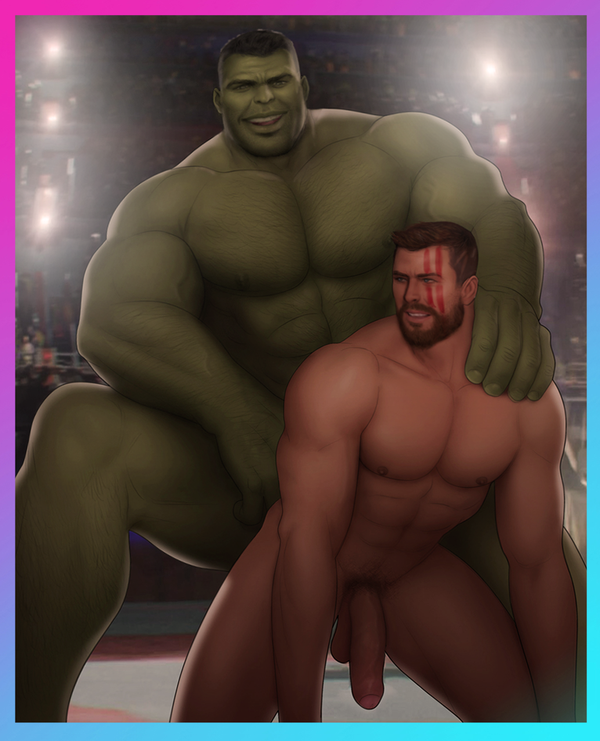 Post 2832962 Avengers Chris Hemsworth Drawnpr0n Hulk Marvel Marvel Cinematic Universe Thor Thor