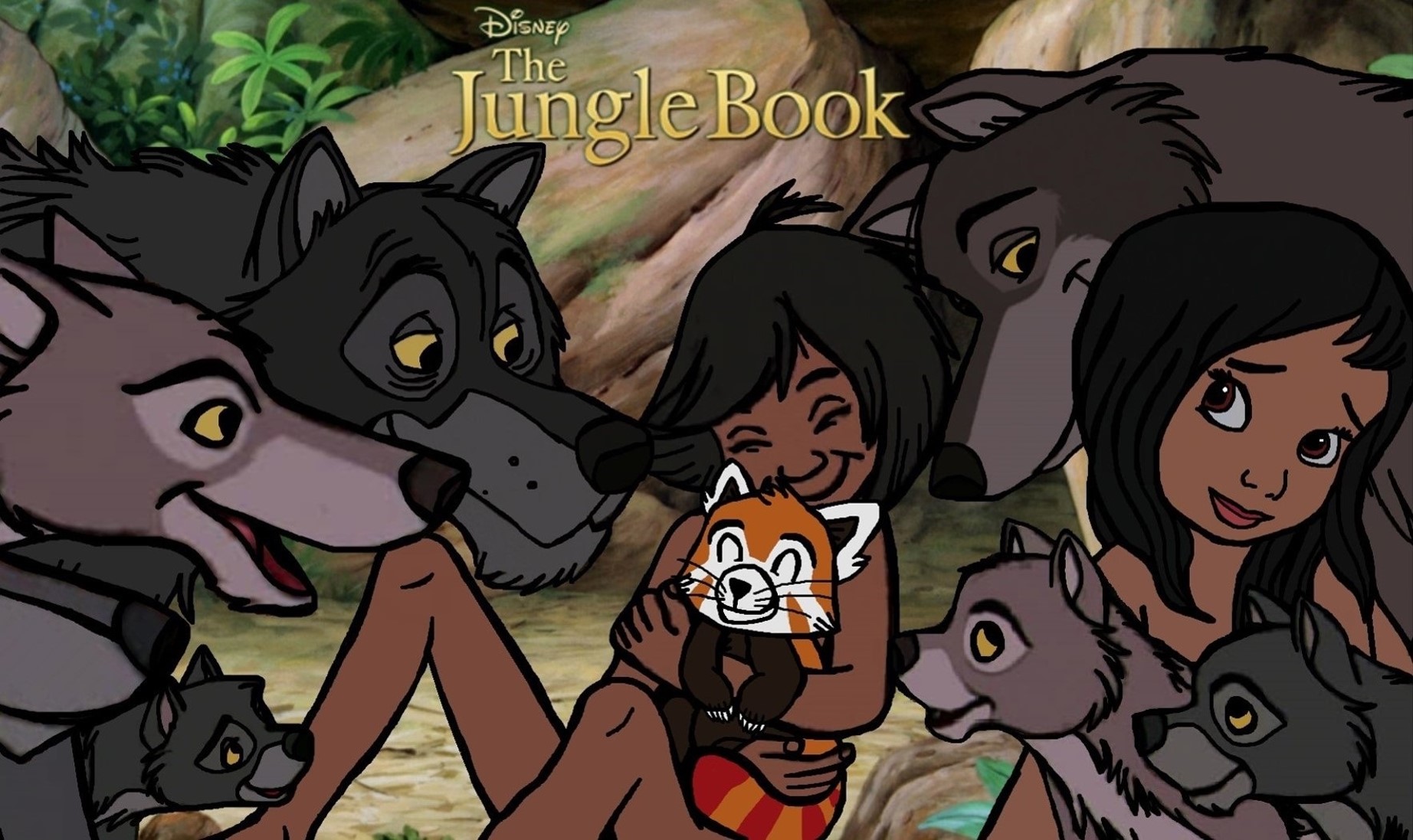 Khialat Mowgli Raksha Rama Shanti The_Jungle_Book kichi