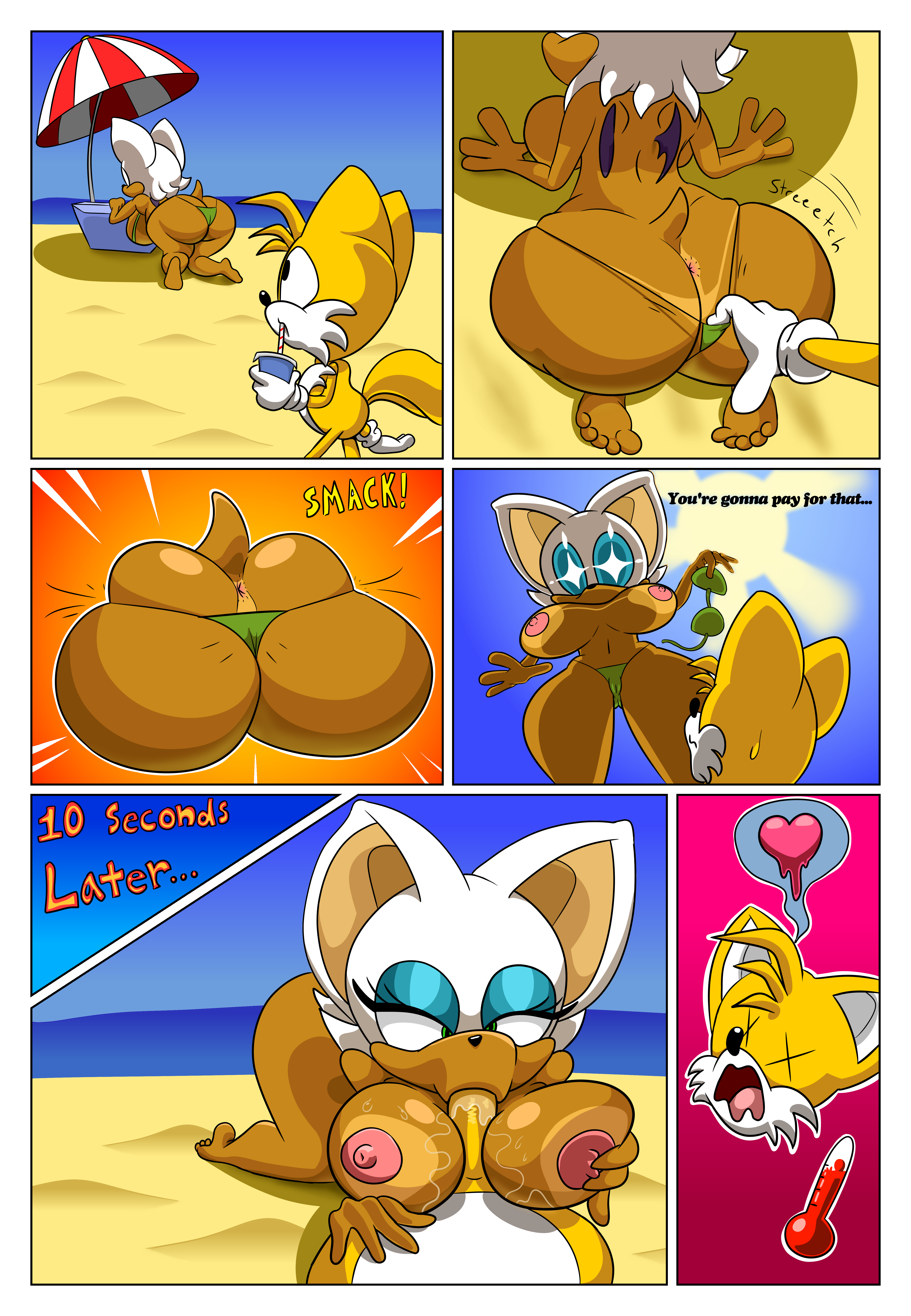 Rouge x tails rule 34
