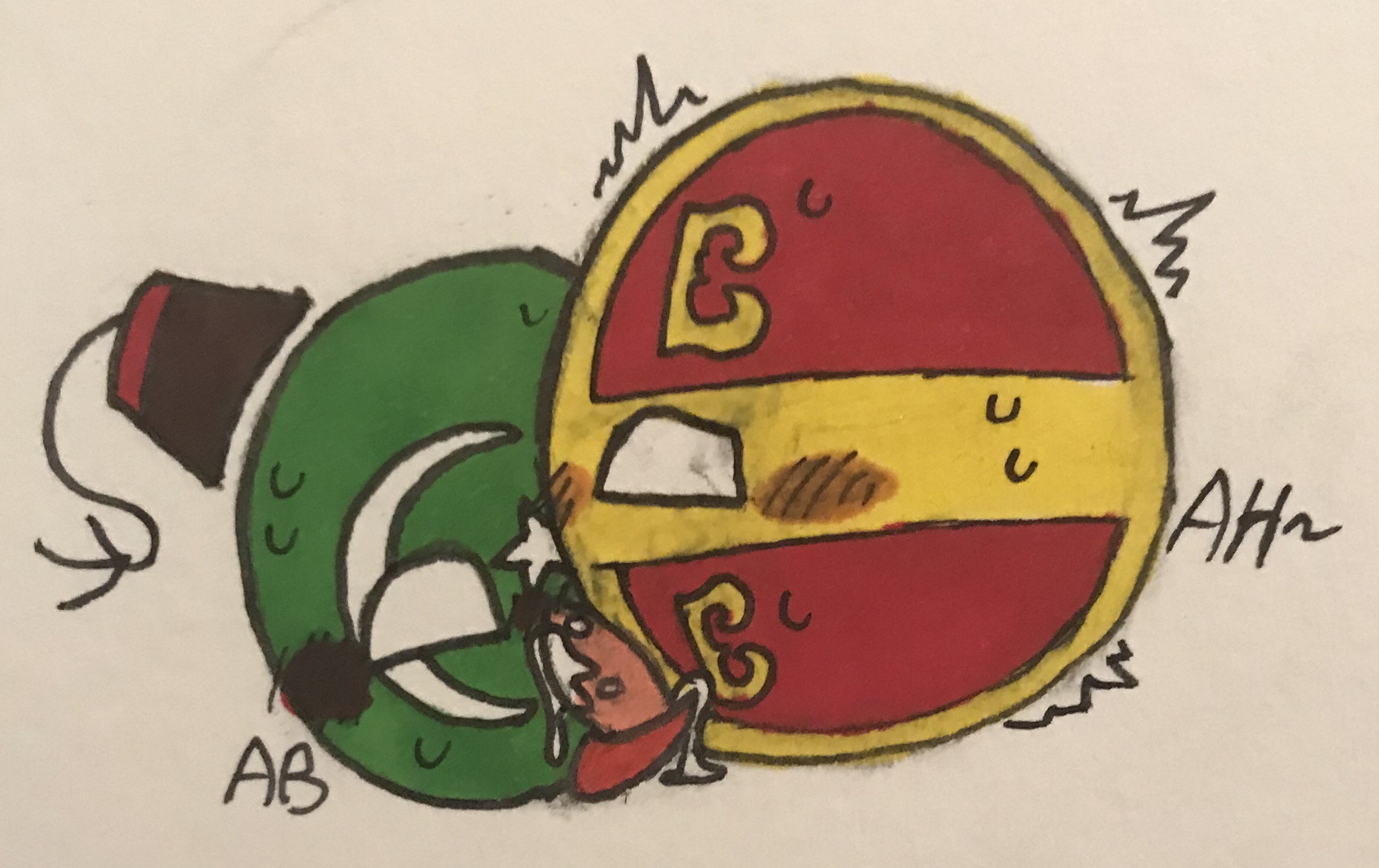 Byzantine_Empire Countryballs Ottoman_Empire Polandball