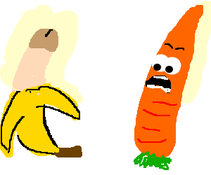 Banana Carrot Drawception Vegetable food fruit