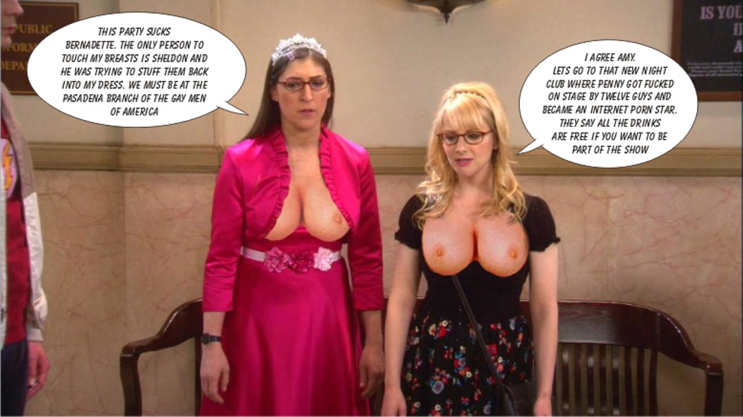 Post 1918037 Amy Fowler Bernadette Wolowitz Fakes Mayim Bialik Melissa Rauch The Big Bang Theory