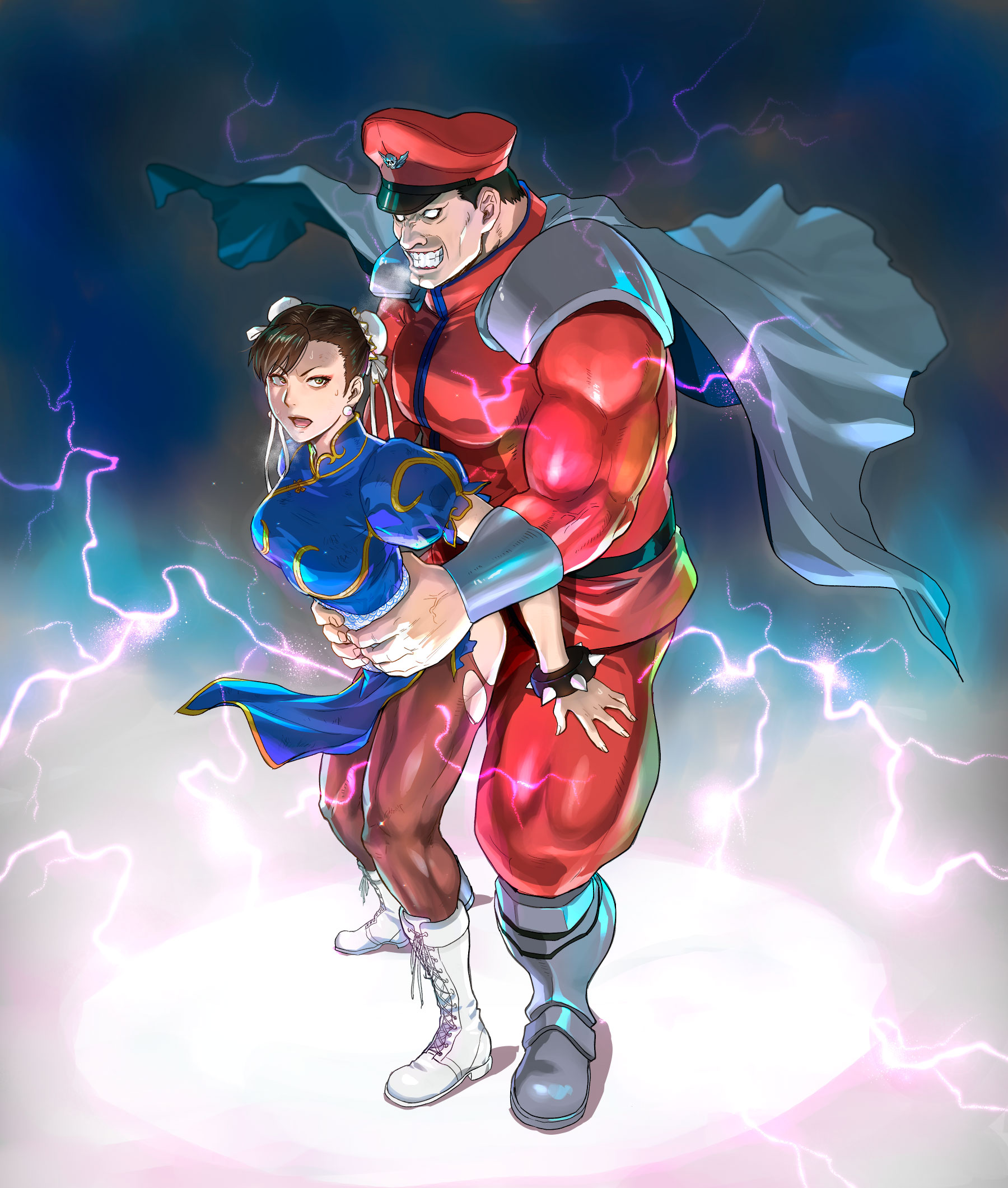 Azasuke_Wind Chun-Li M_Bison Street_Fighter