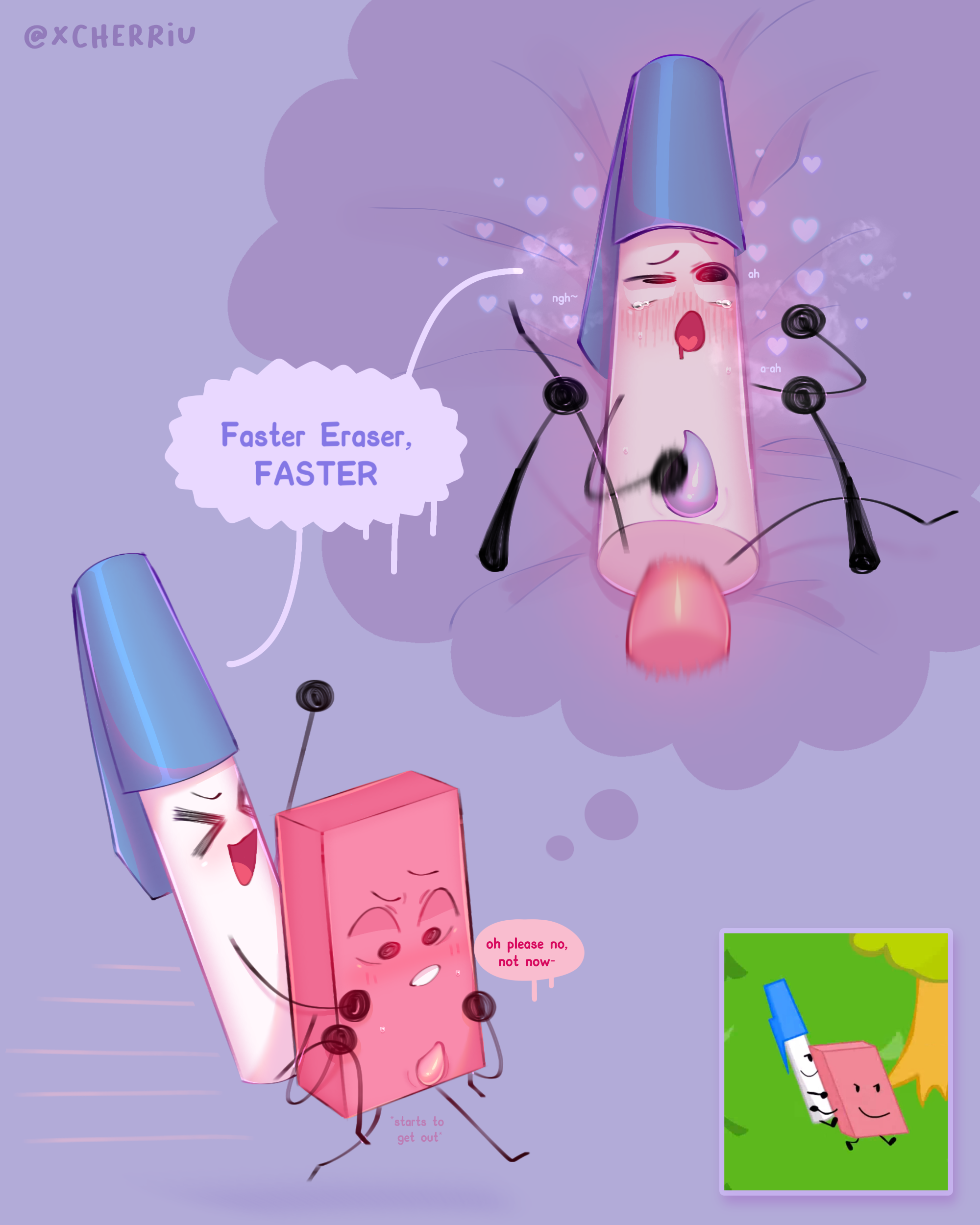 Bfb pen x eraser