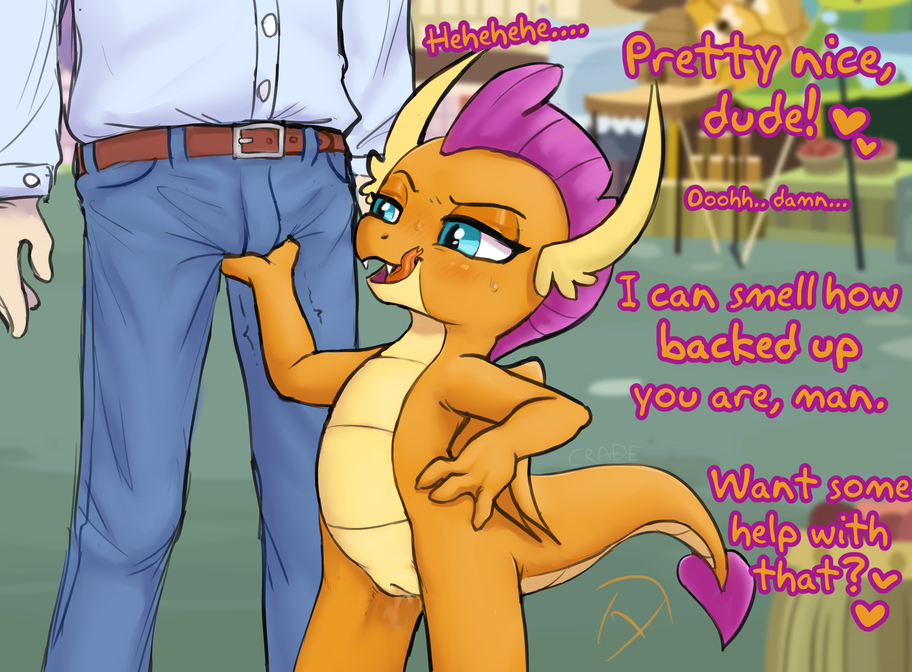 Cradeelcin Friendship_is_Magic My_Little_Pony Smolder