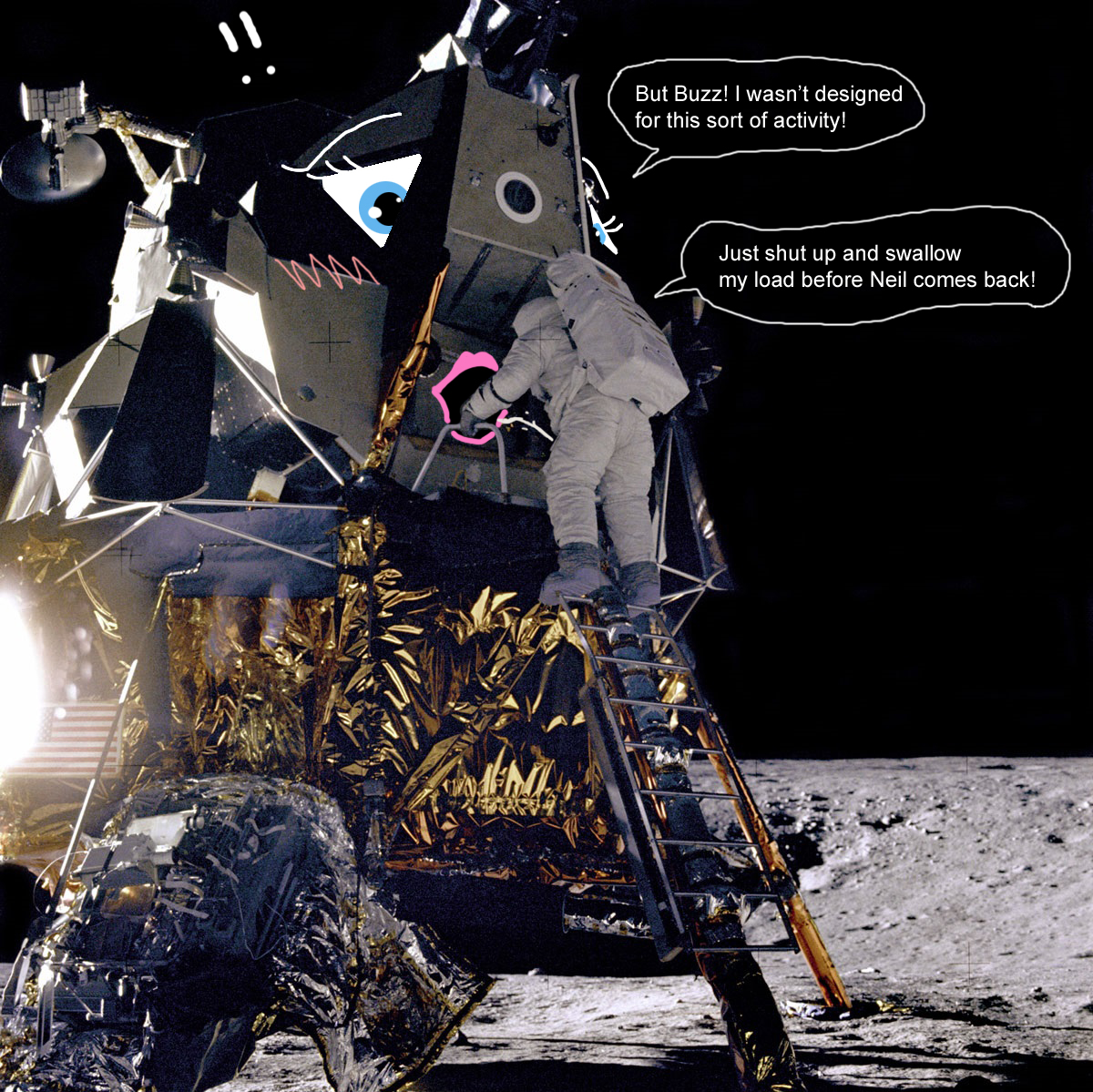 Post 1718381 Apollo 11 Buzz Aldrin Inanimate Kinkywhipper Lunar Module