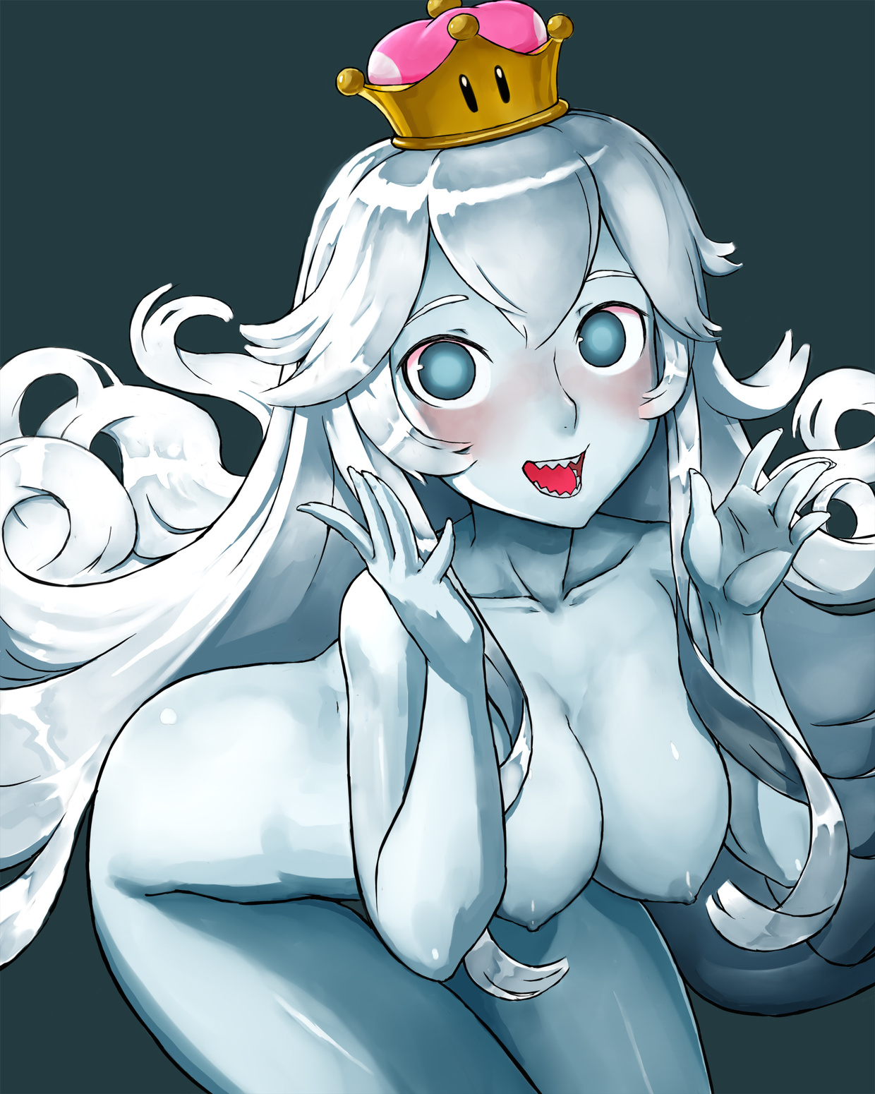 Boosette King_Boo New_Super_Mario_Bros._U_Deluxe Rule_63 Super_Crown Super_Mario_Bros. haraya