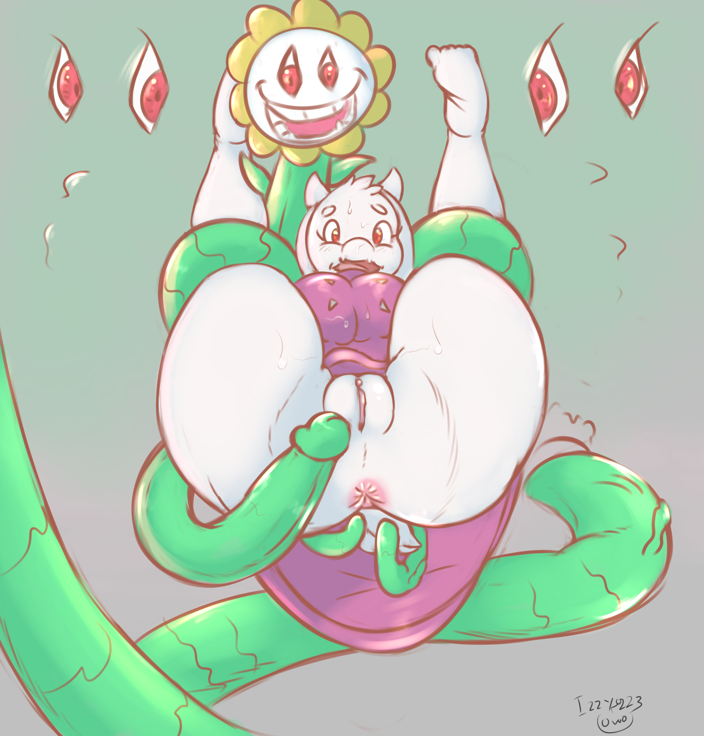 Post 1790953: Omega_Flowey Toriel Undertale