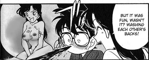 Conan_Edogawa Detective_Conan Ran_Mouri anrigui