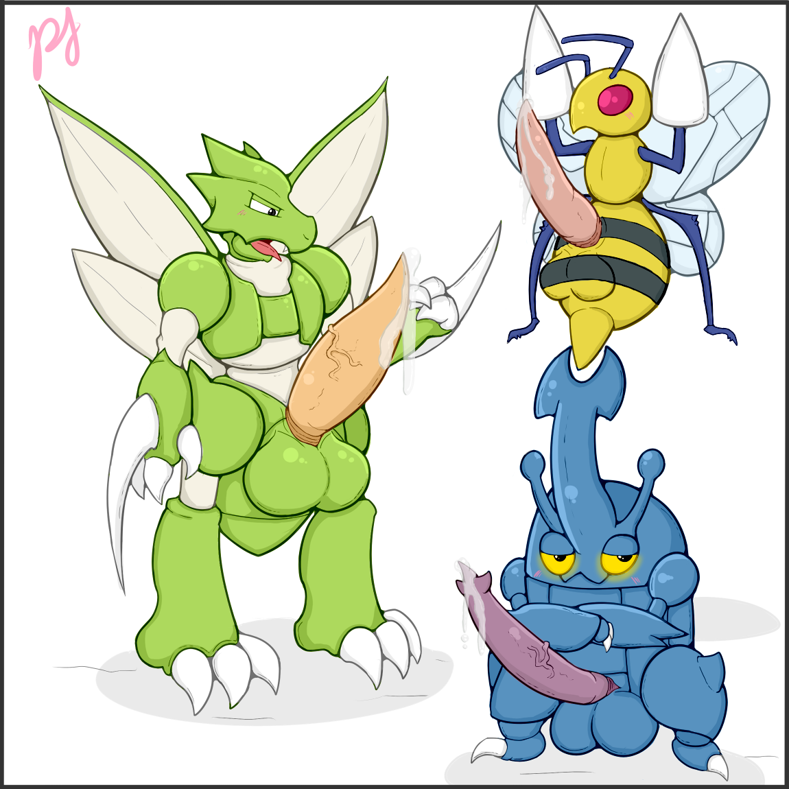 Beedrill Heracross Porkyman Scyther