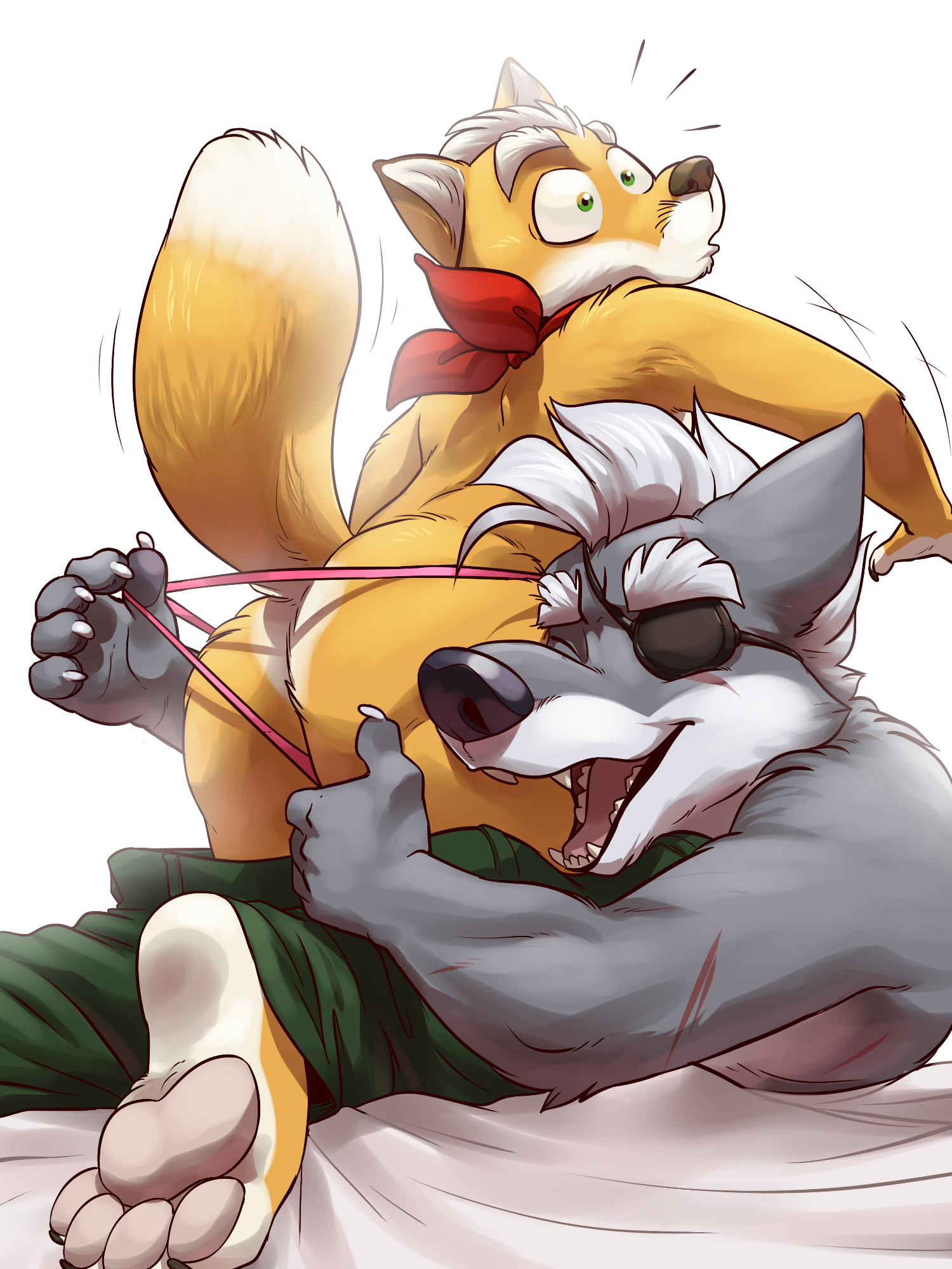 Post 3792731: Fox_McCloud Star_Fox Wolf_ODonnell