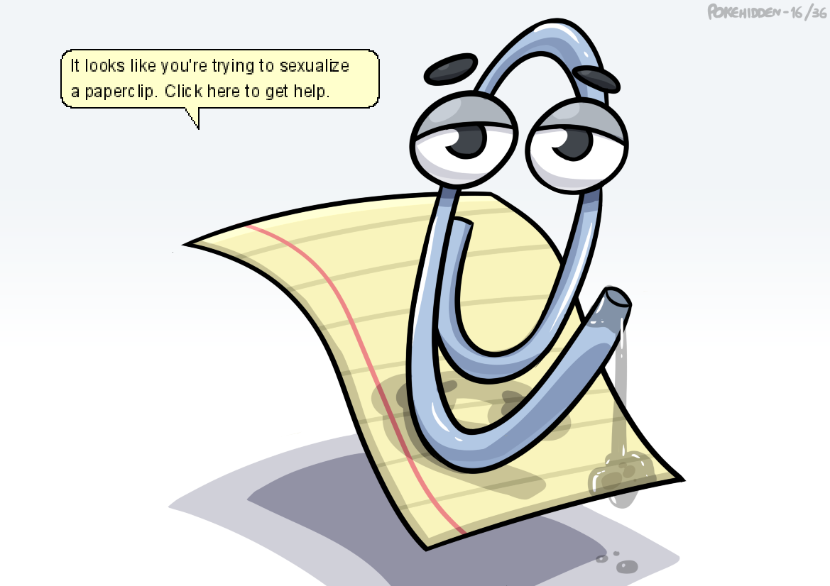 Clippy Microsoft Microsoft_Office Pokehidden mascots