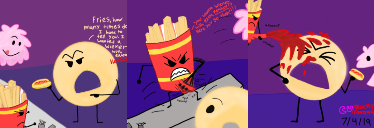 Battle_for_Dream_Island CU/Blockyfan Donut Fries Puffball comic