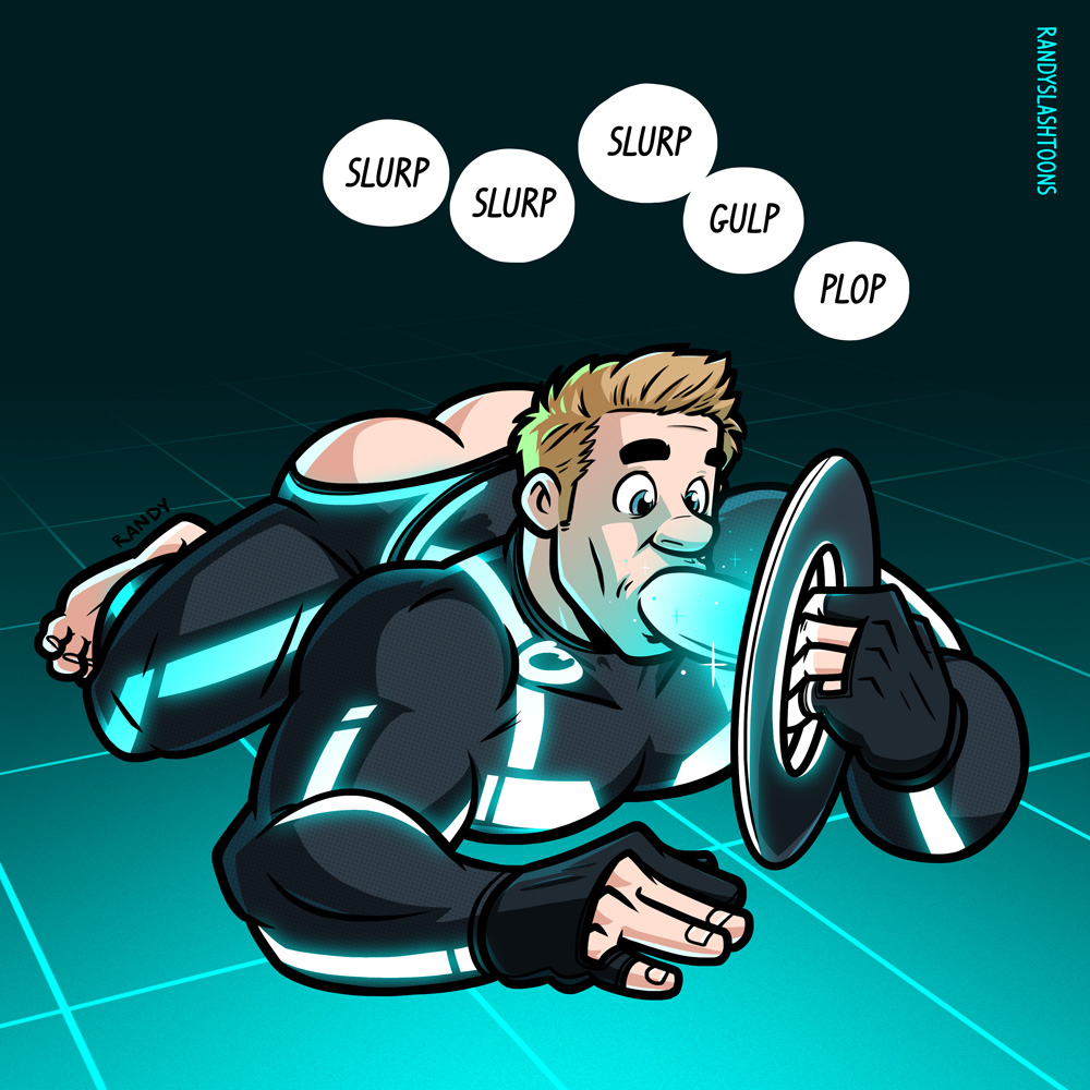 Post 4605065 Randyslashtoons Sam Flynn Tron Tron Legacy