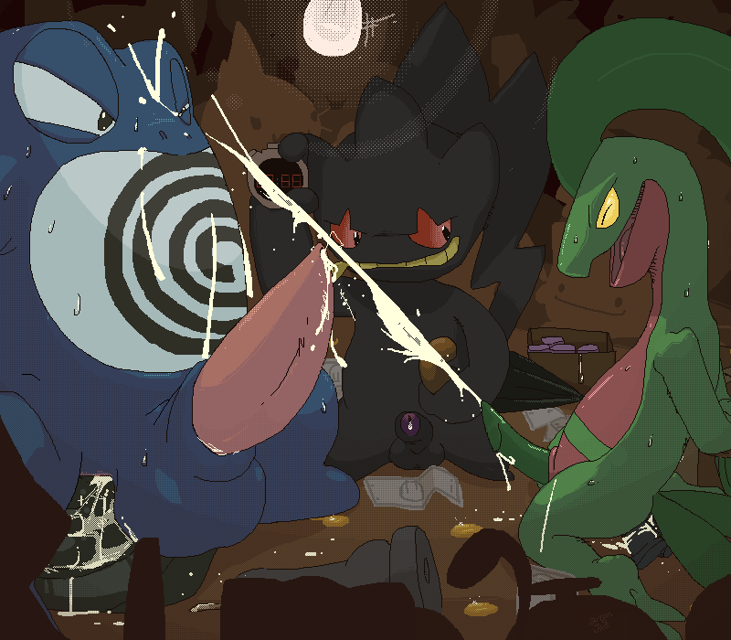 ArgonVile Banette Grovyle Poliwrath Porkyman